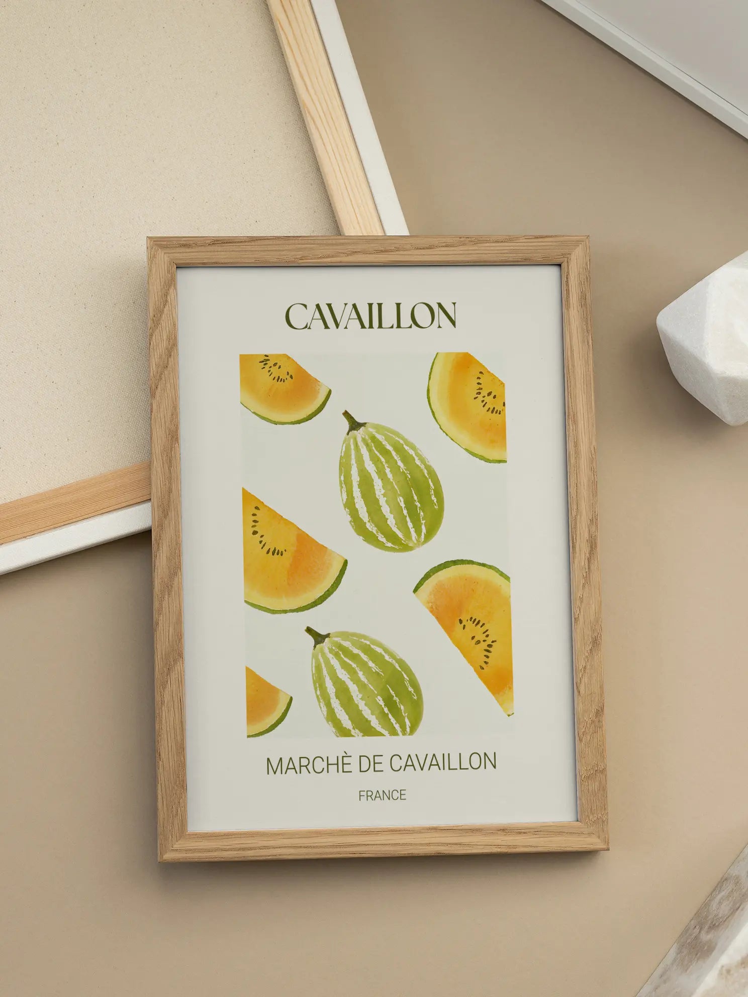 Cavaillon Melons Poster