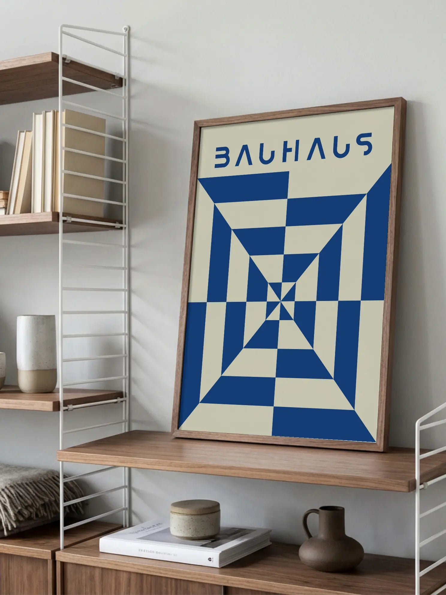 Central Blue — Bauhaus Poster