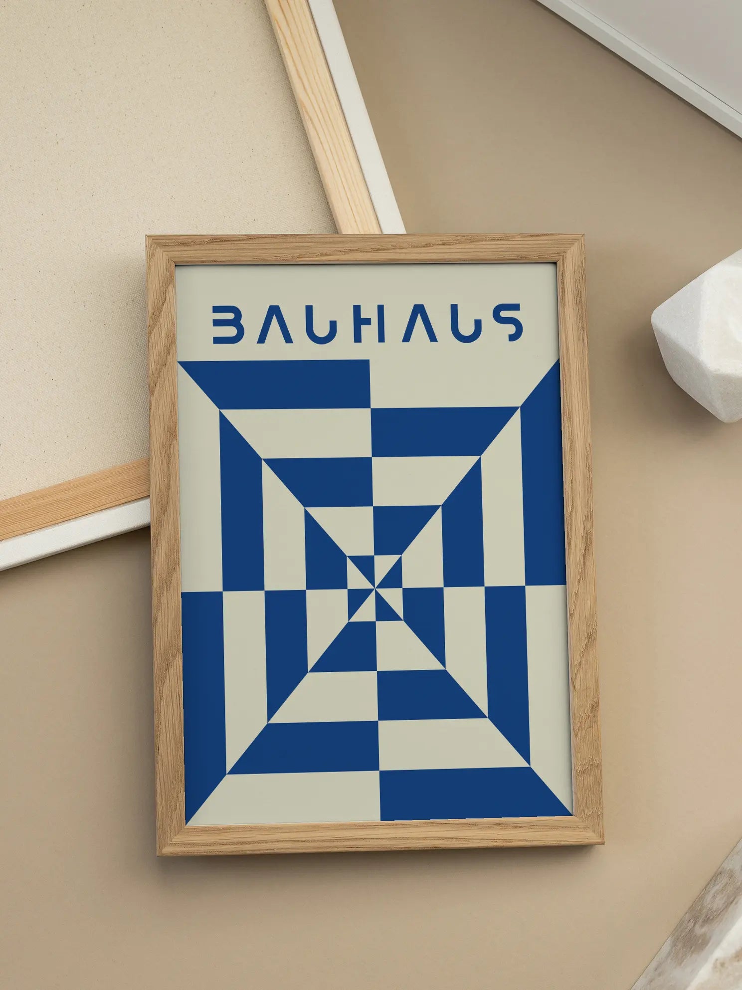 Central Blue — Bauhaus Poster
