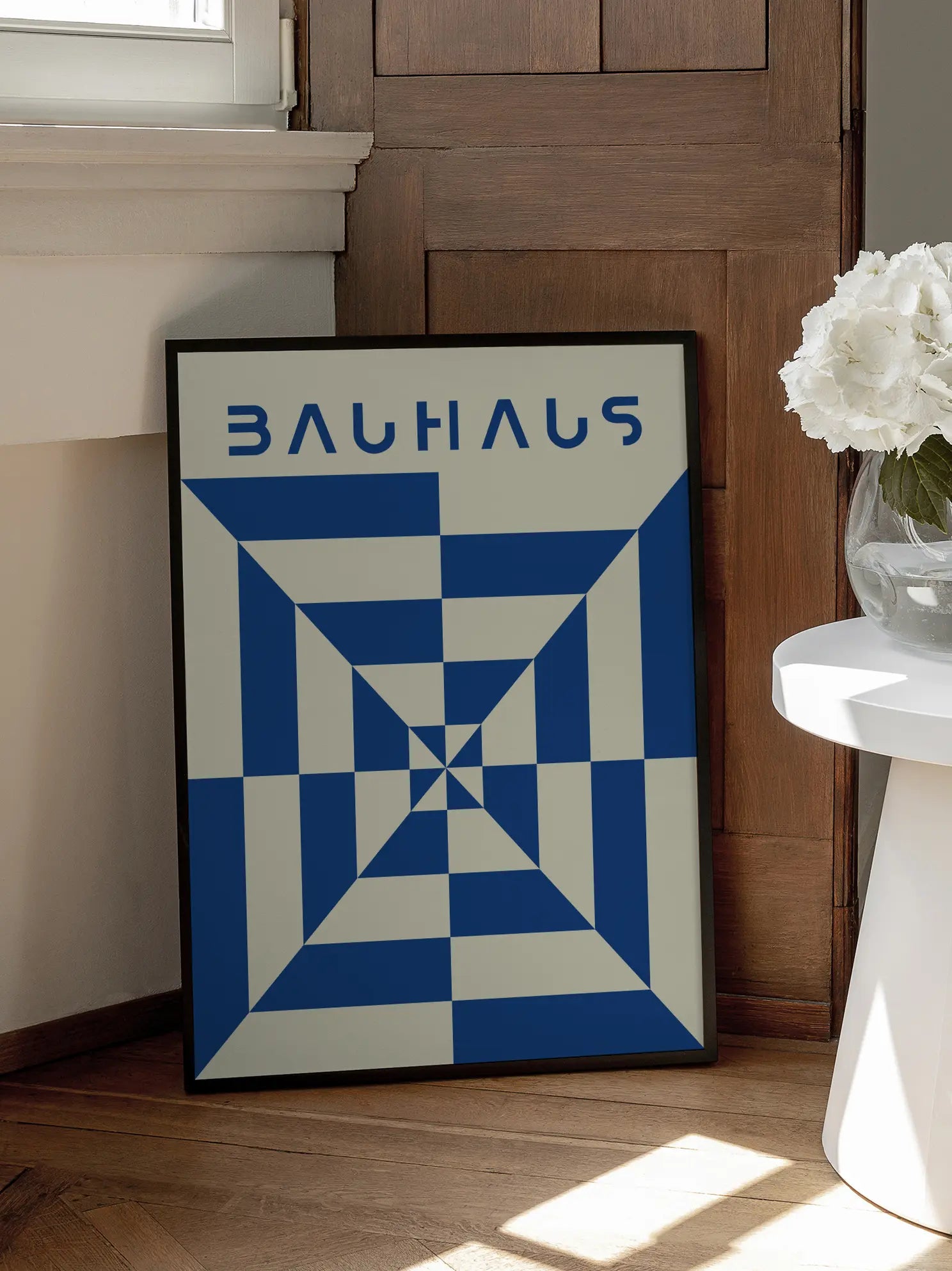 Central Blue — Bauhaus Poster