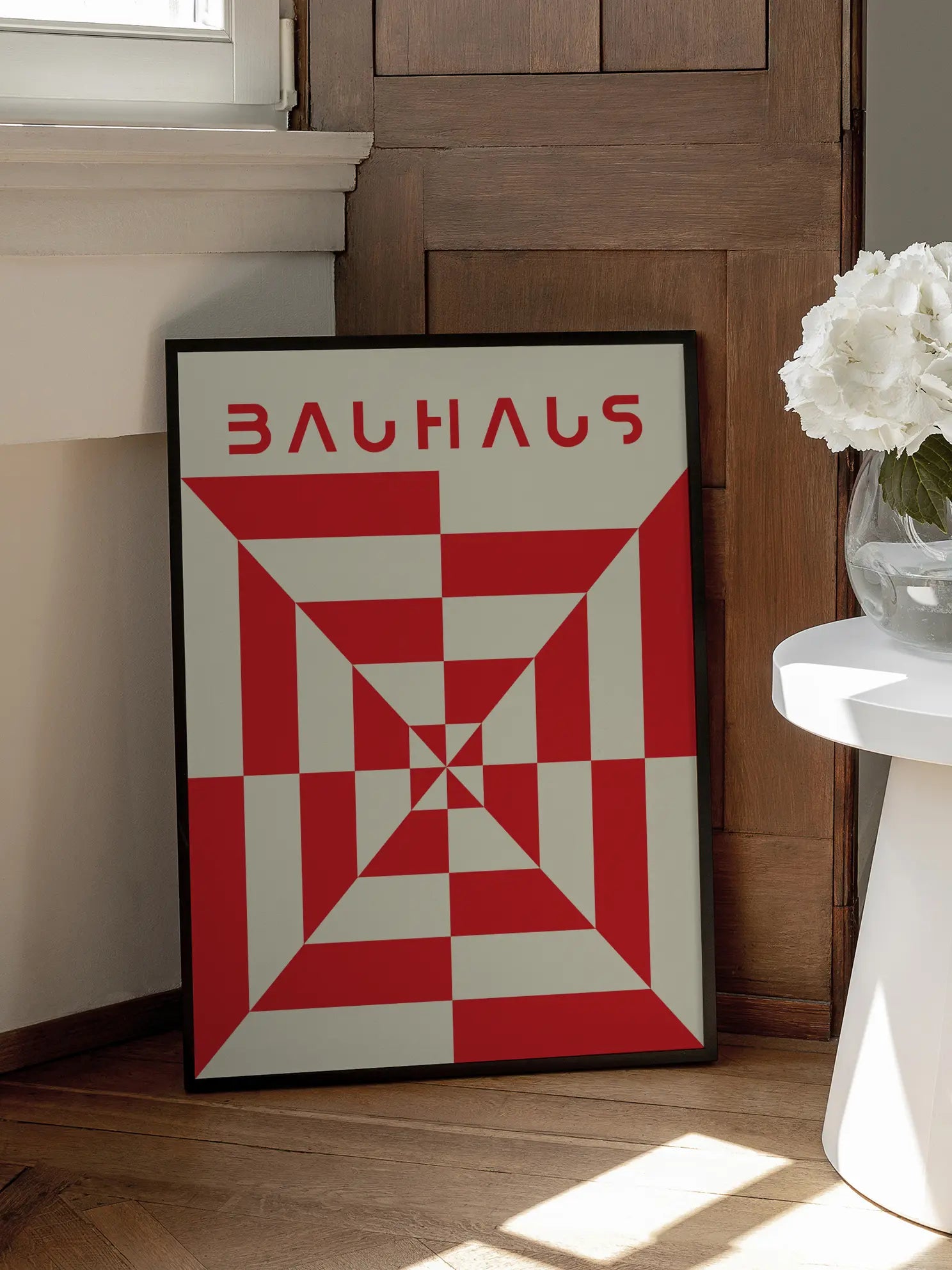 Central Red — Bauhaus Poster