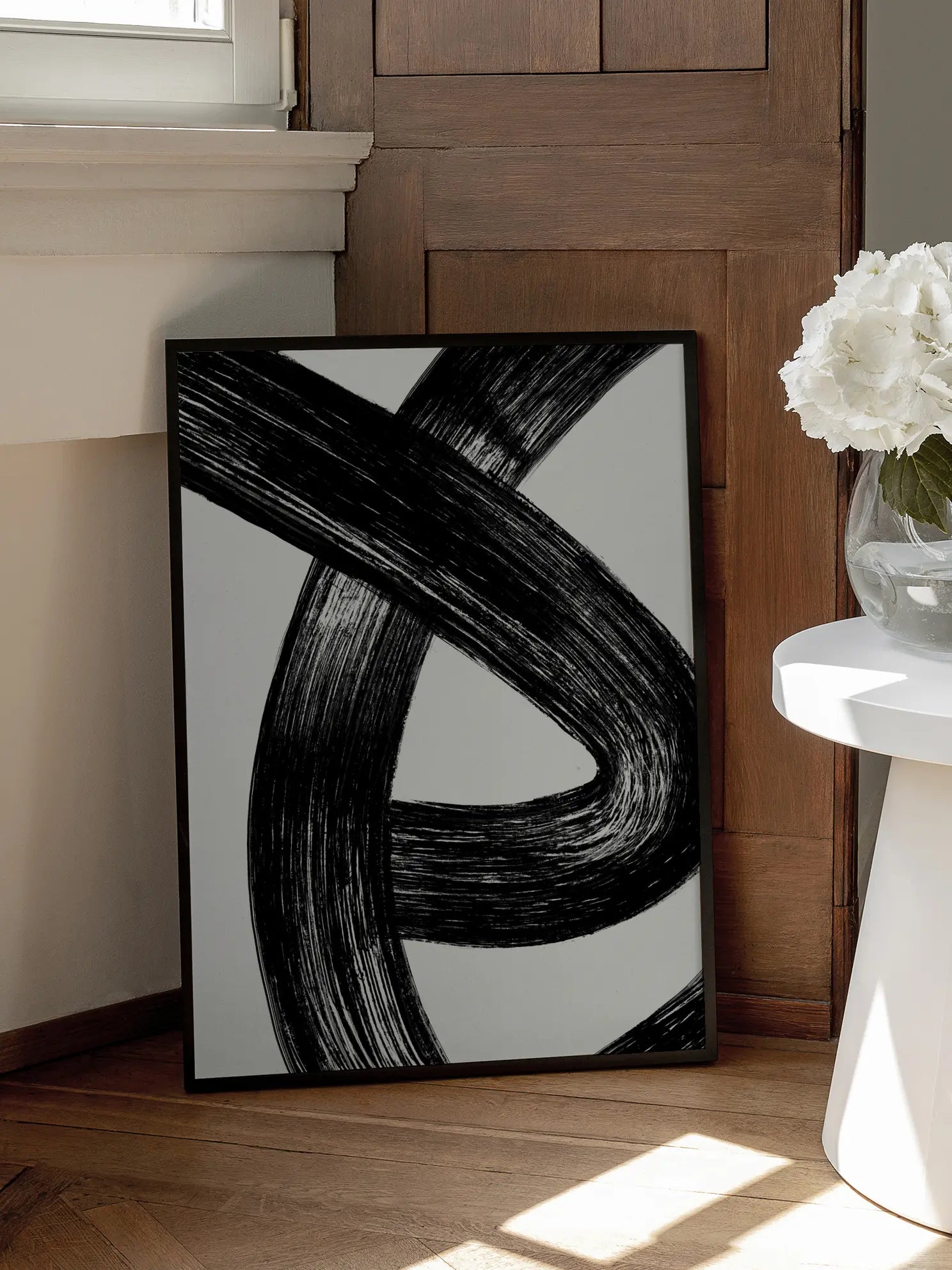 Char Ink Intersections Poster