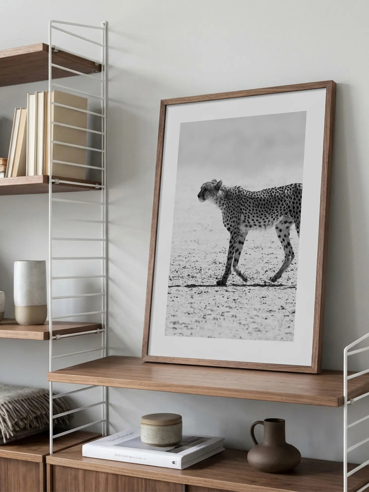 Cheetah in Dunes Poster