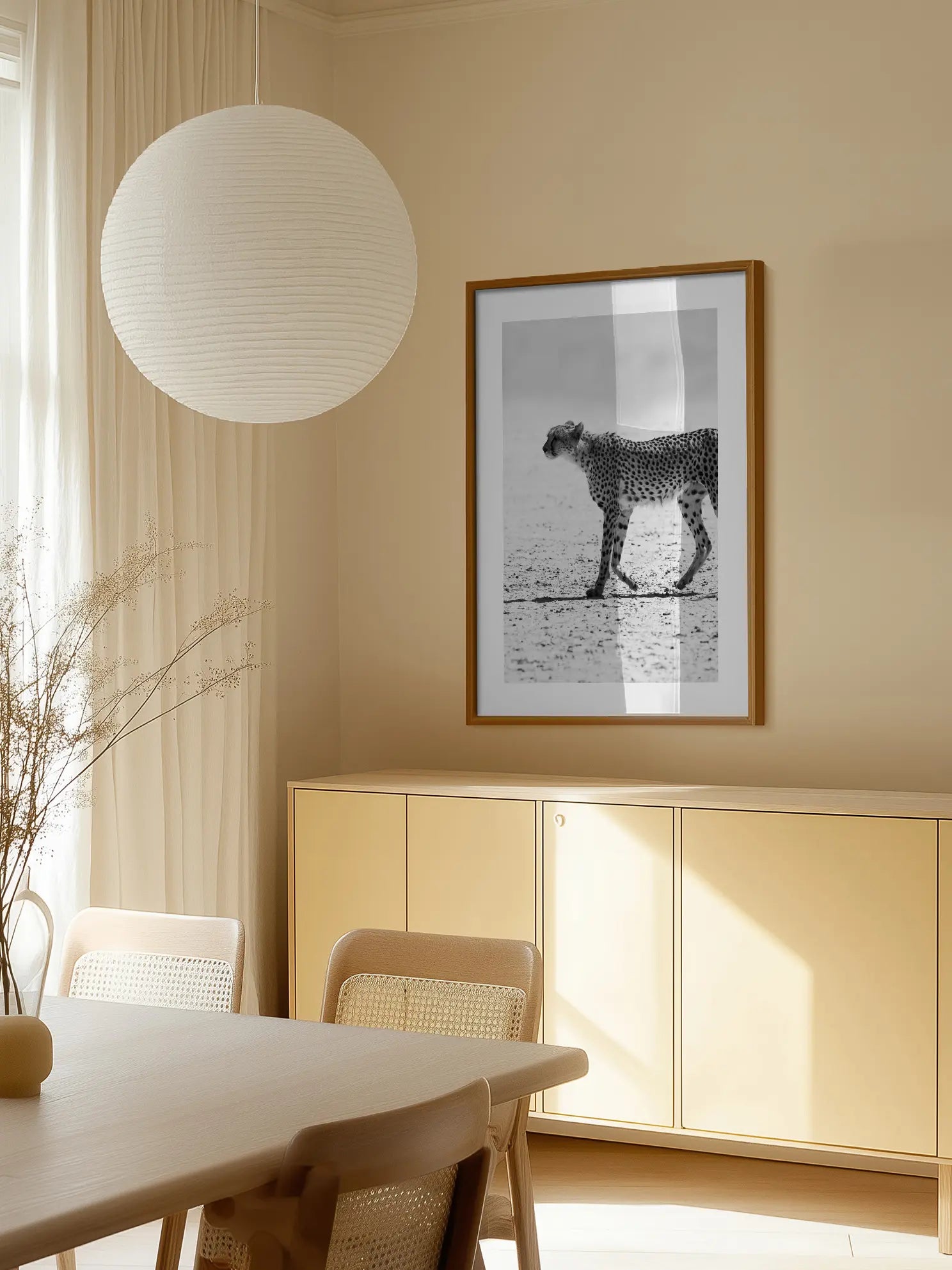 Cheetah in Dunes Poster