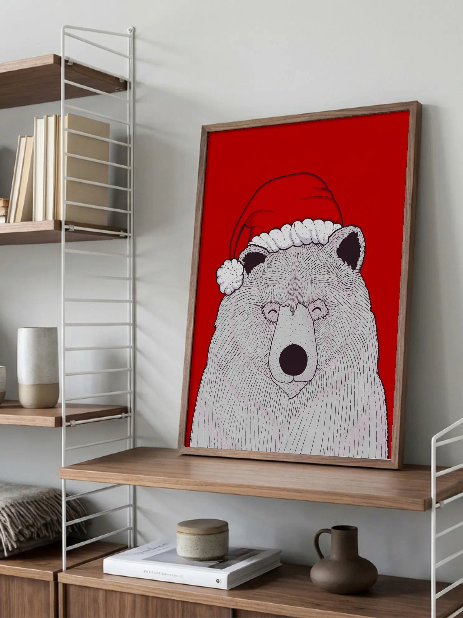 Christmas Bear Poster