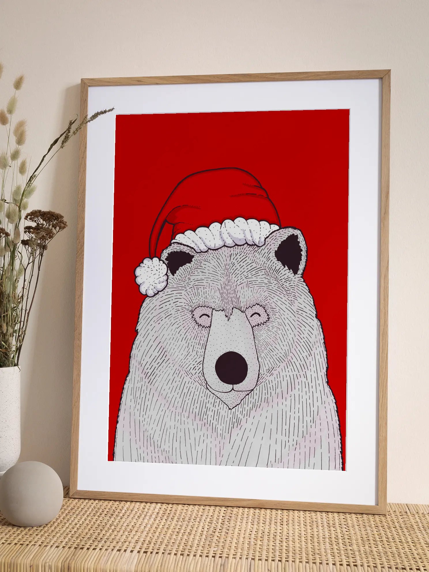 Christmas Bear Poster