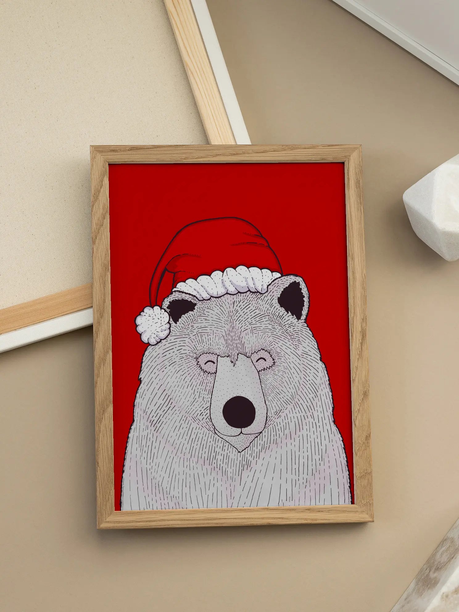 Christmas Bear Poster