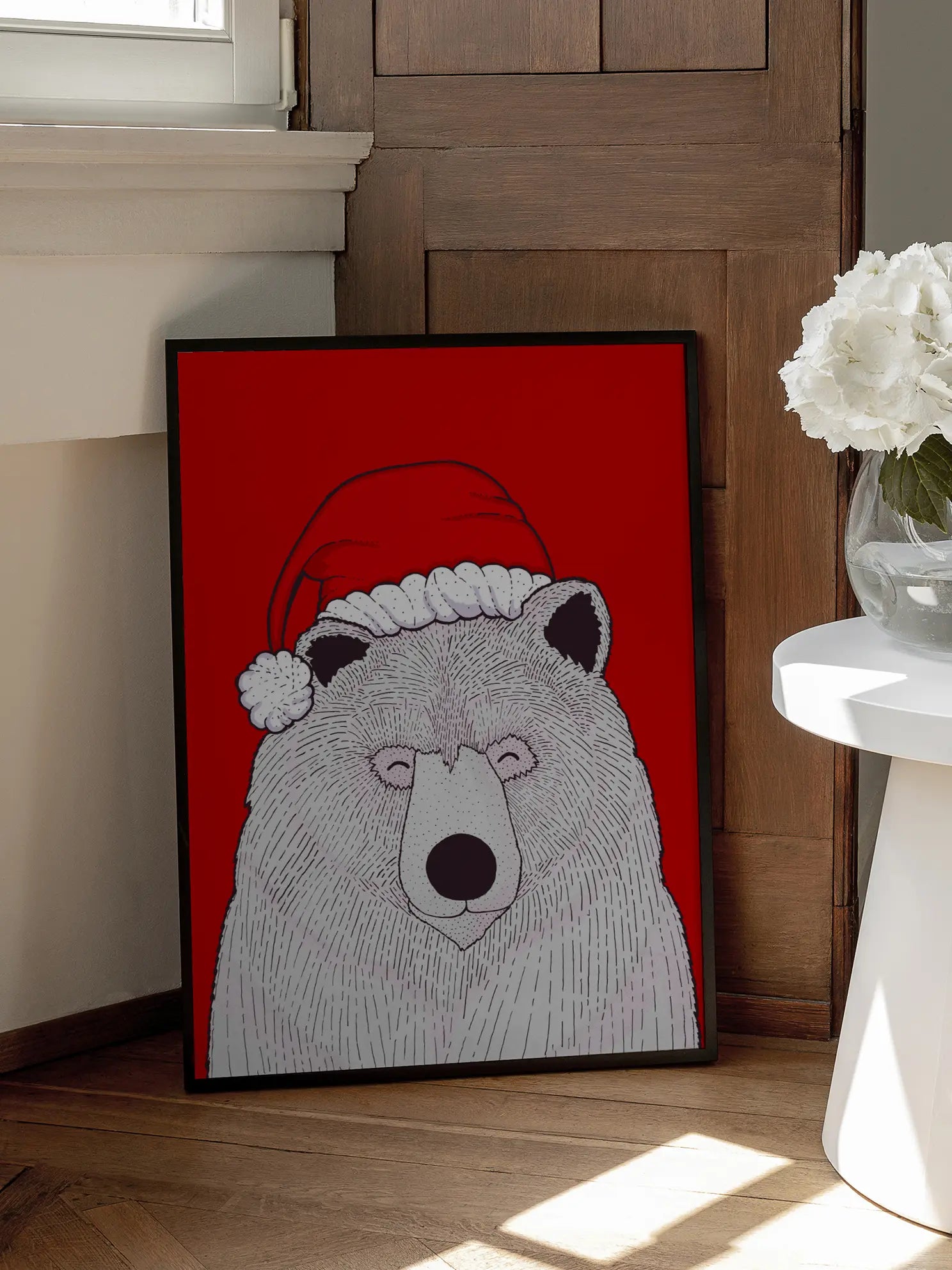 Christmas Bear Poster