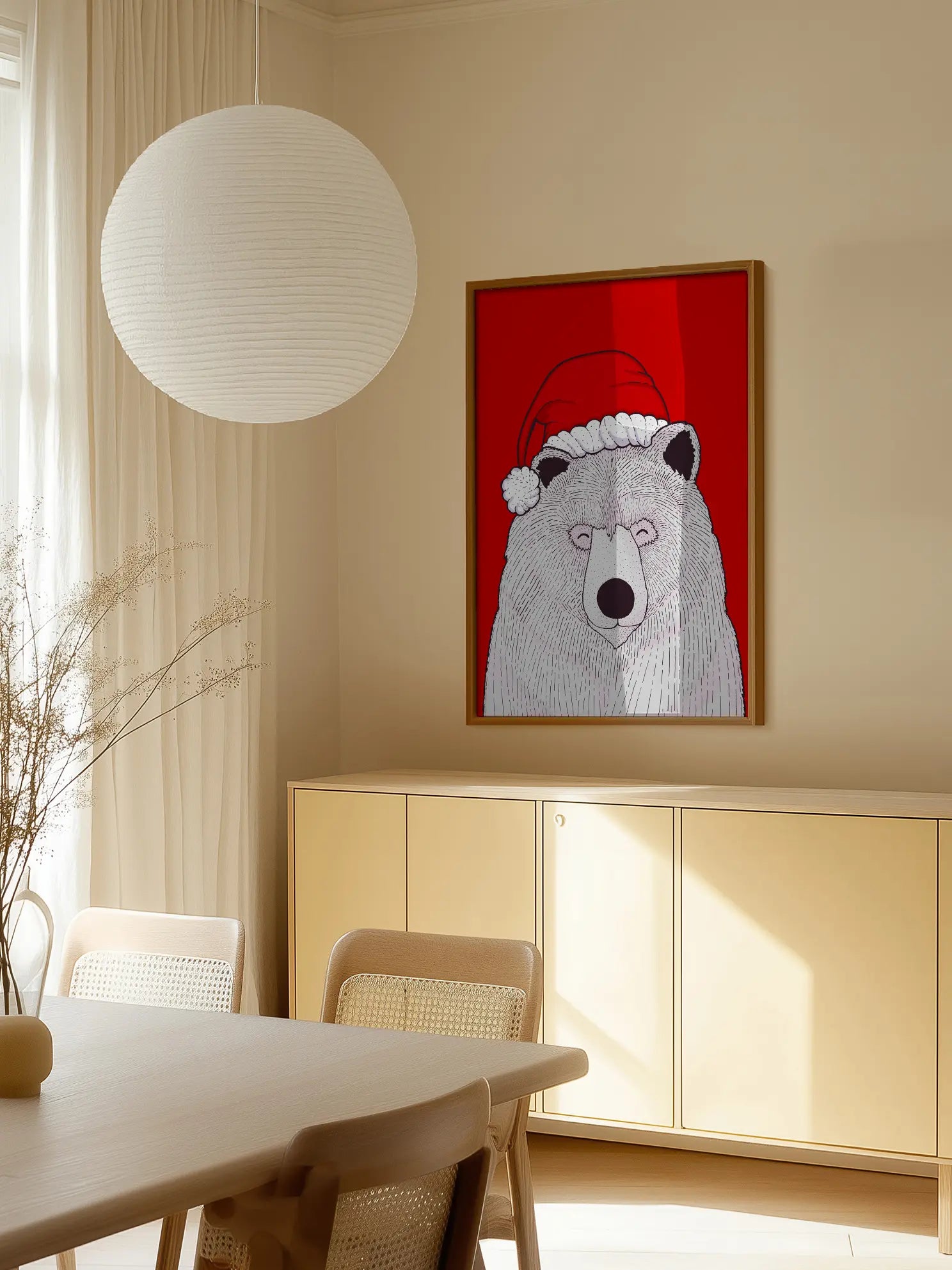 Christmas Bear Poster
