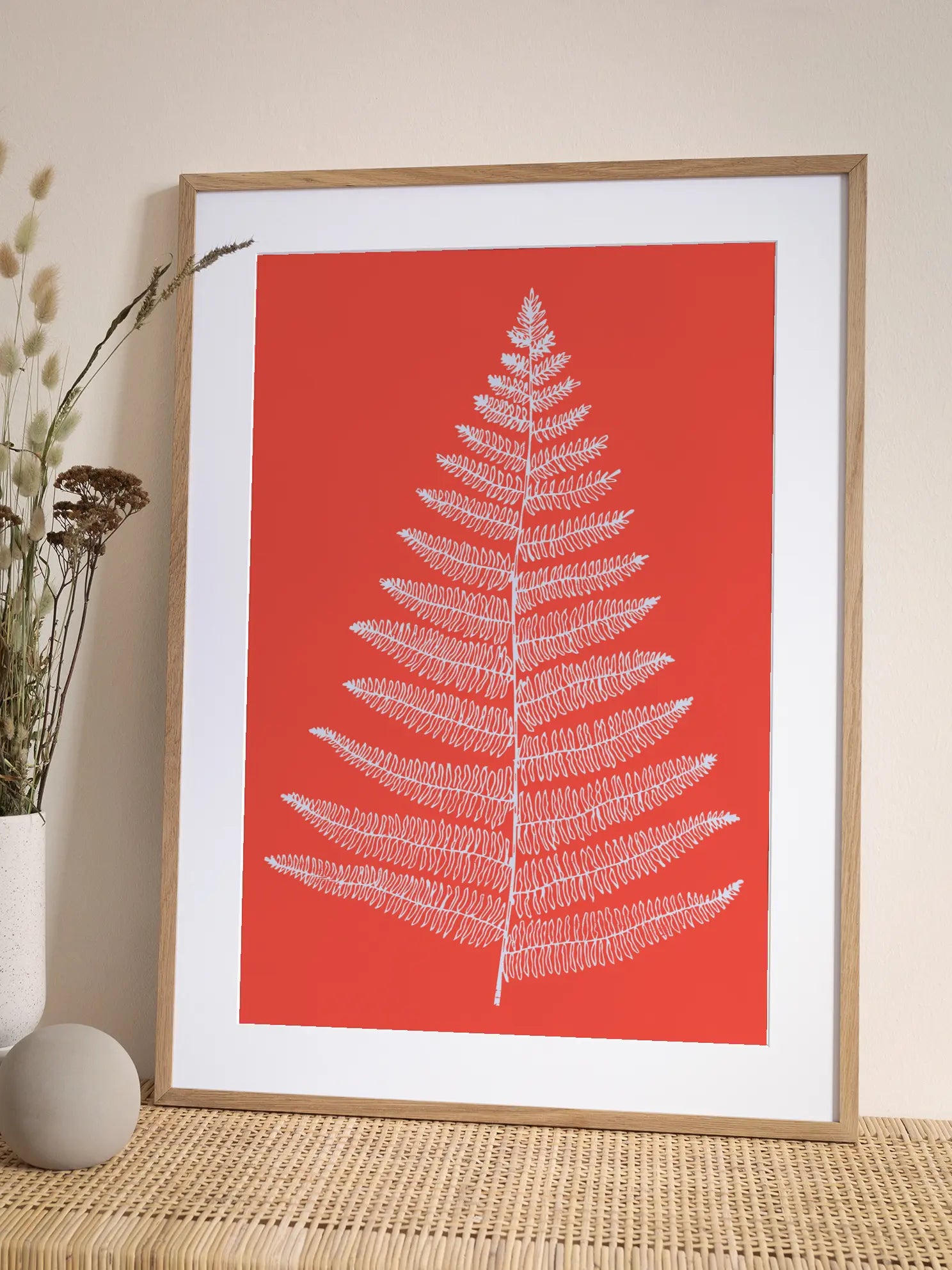 Christmas Fern Poster