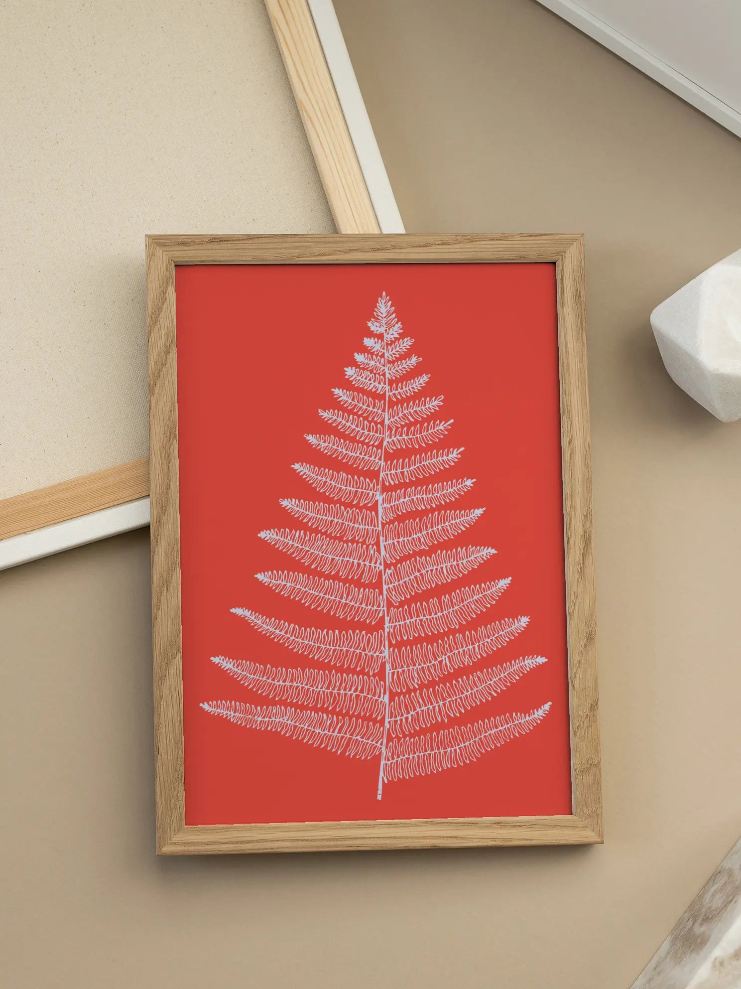 Christmas Fern Poster