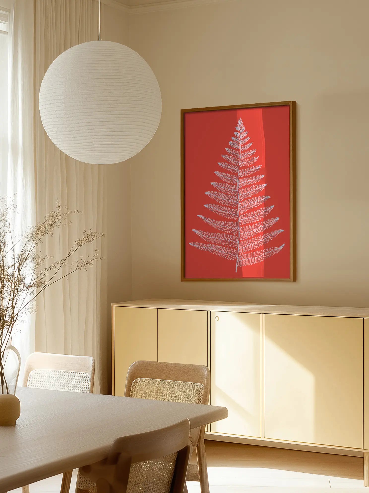 Christmas Fern Poster