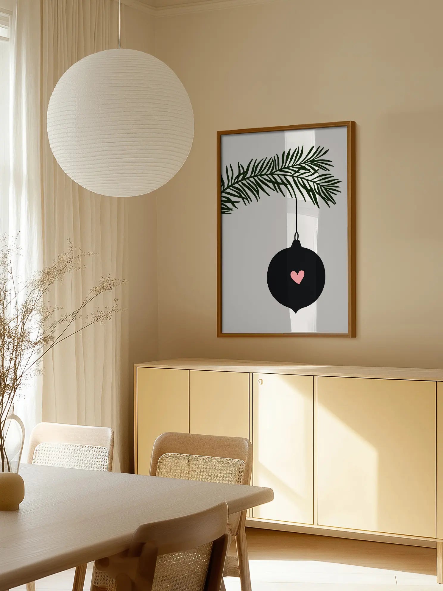 Christmas Ornaments Poster