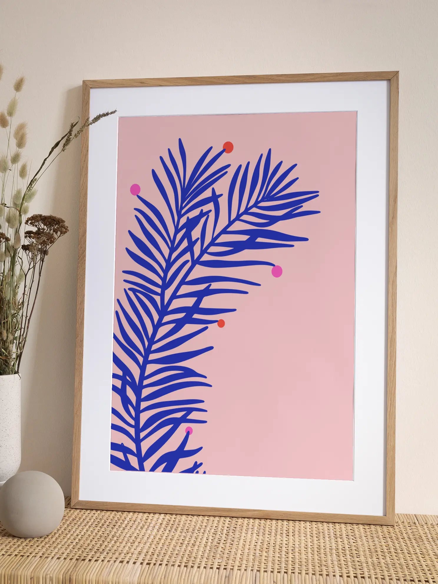 Christmas Palm No1 Poster
