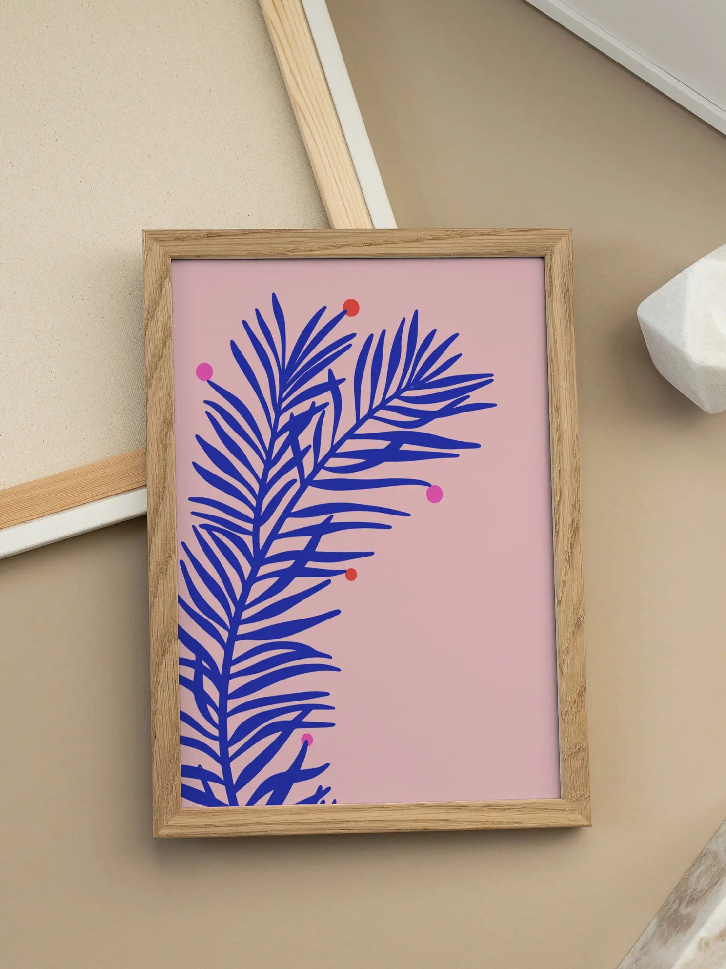 Christmas Palm No1 Poster