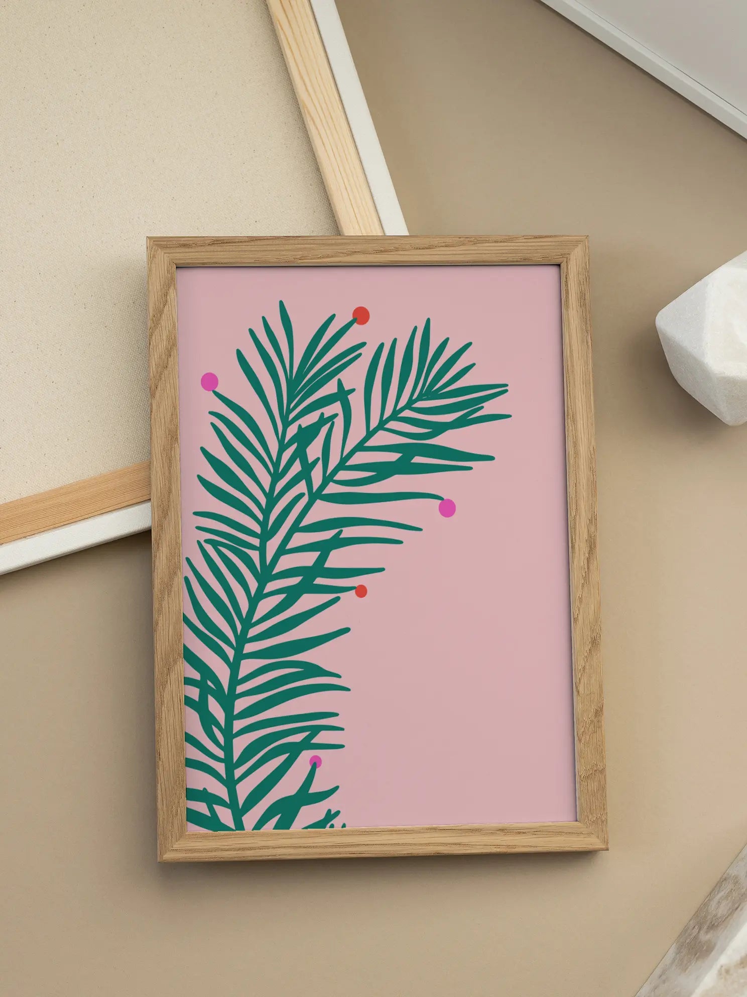 Christmas Palm No2 Poster