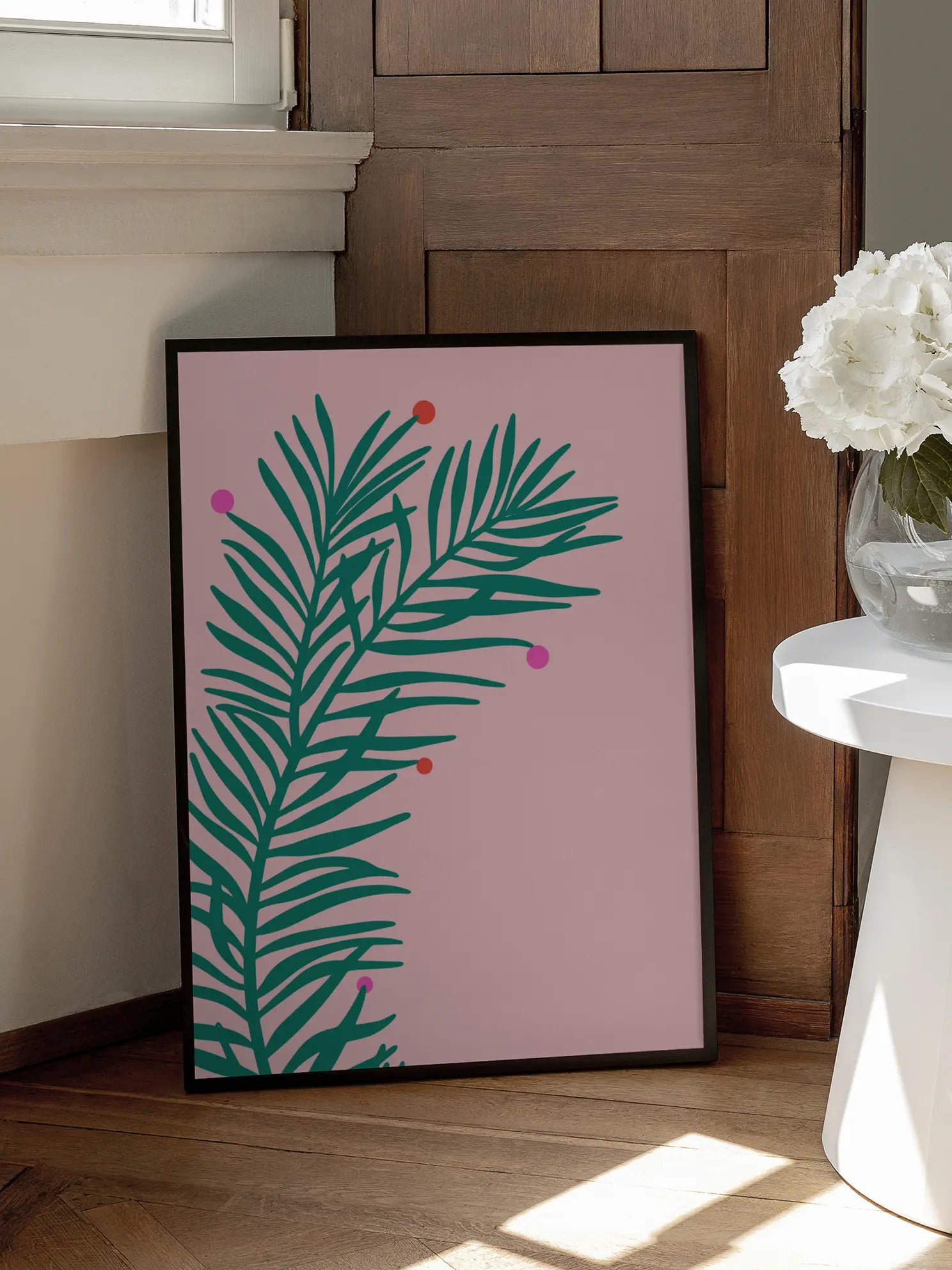 Christmas Palm No2 Poster