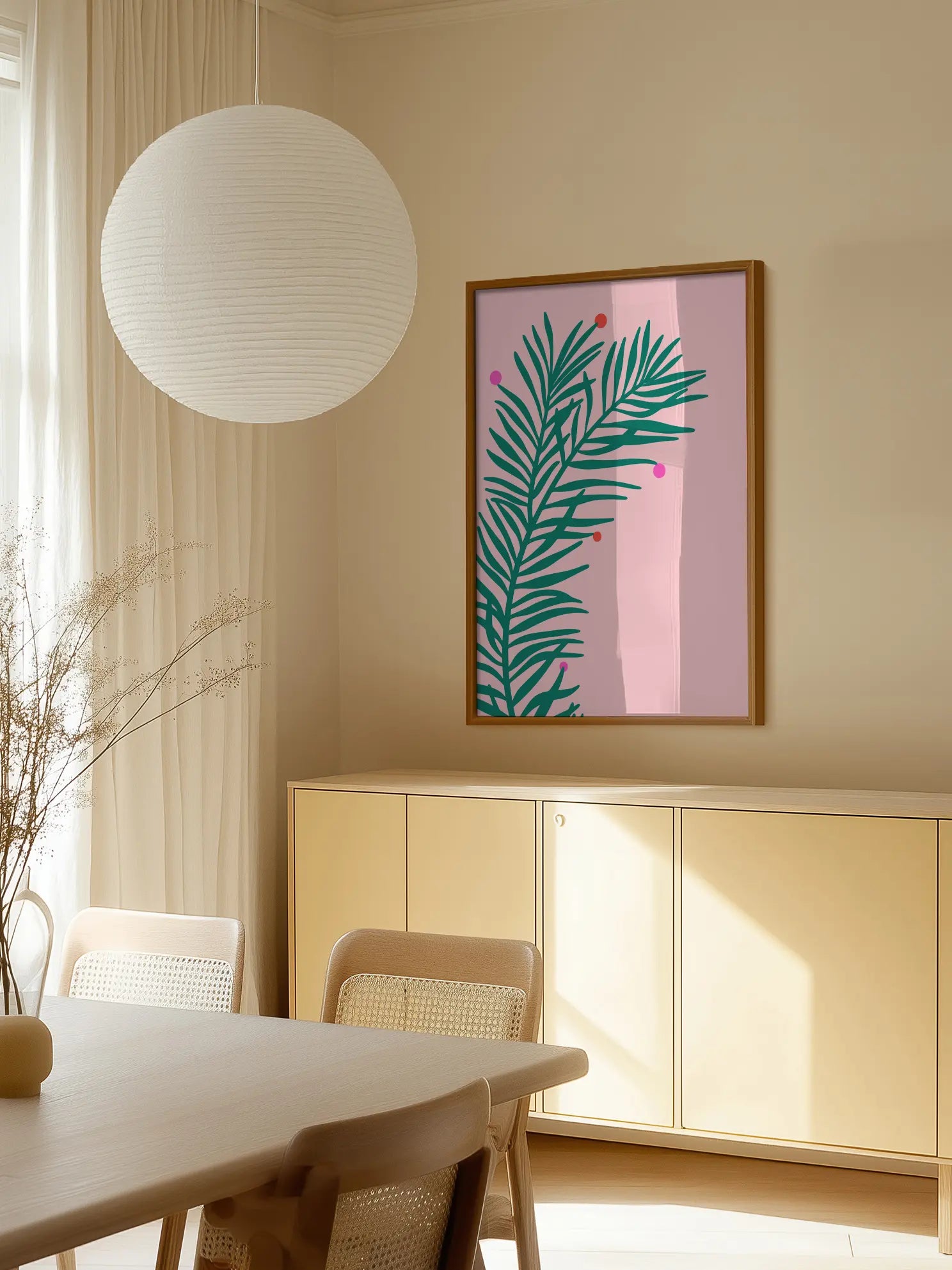 Christmas Palm No2 Poster
