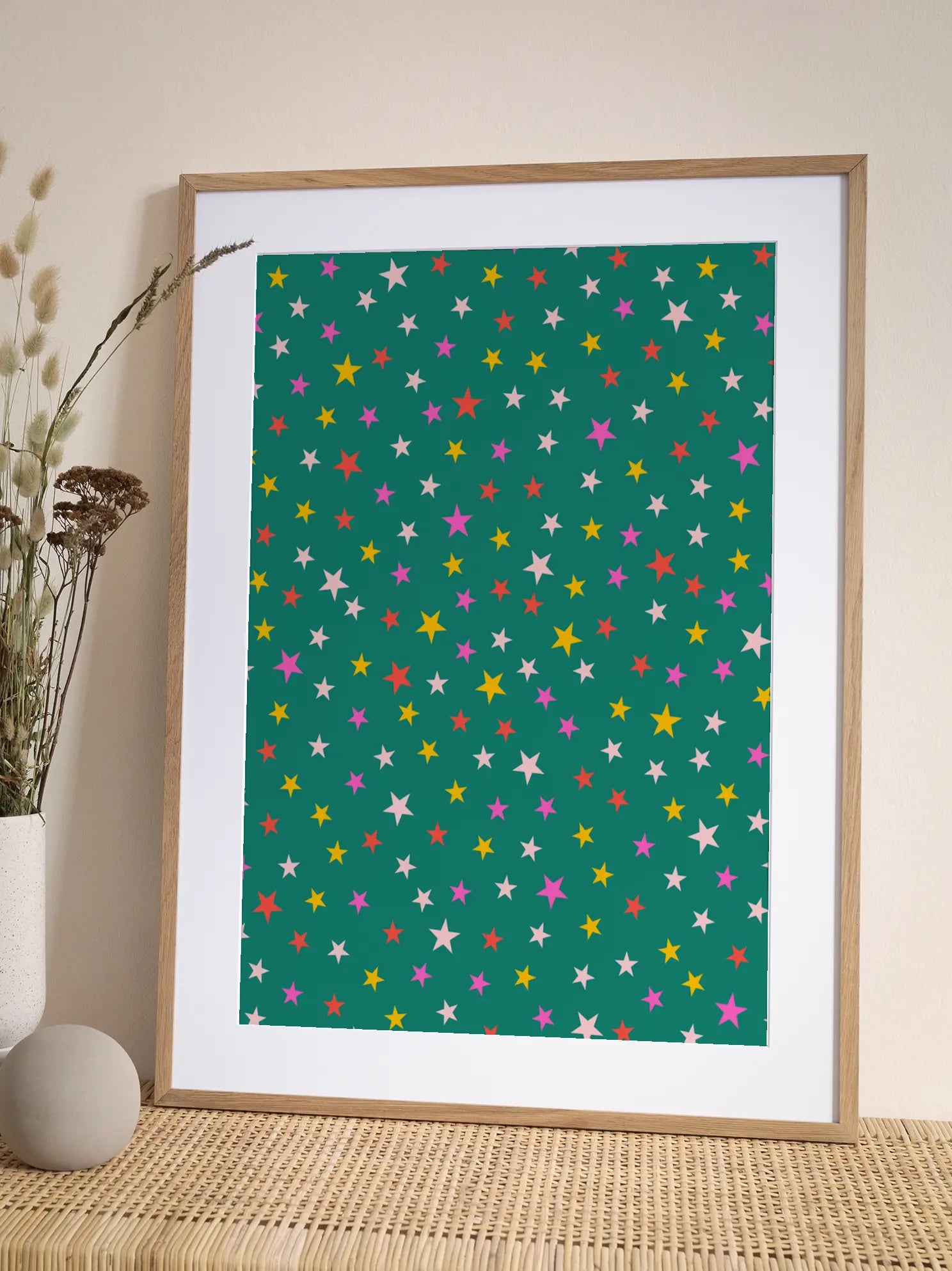 Christmas Stars No2 Poster