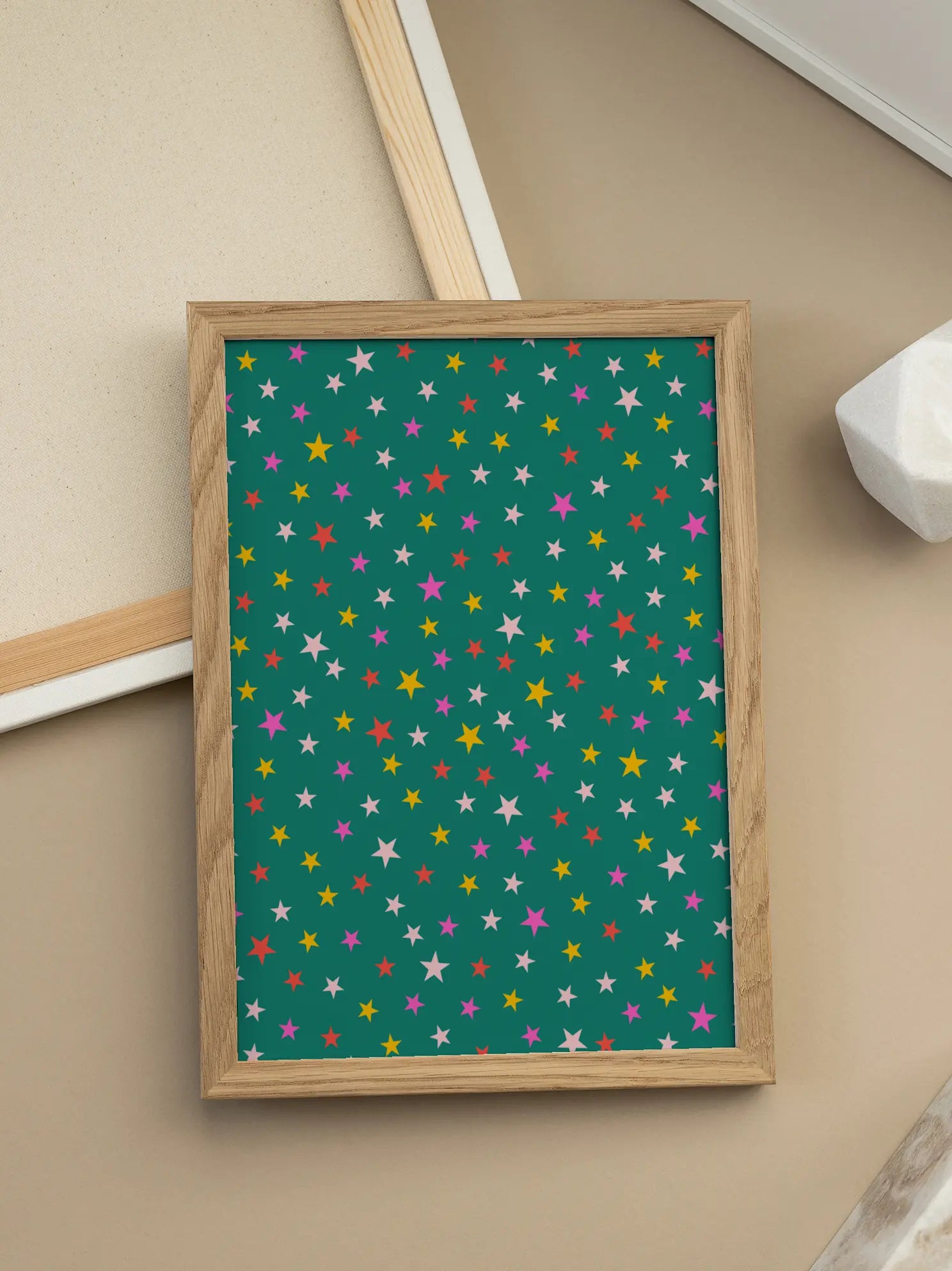 Christmas Stars No2 Poster