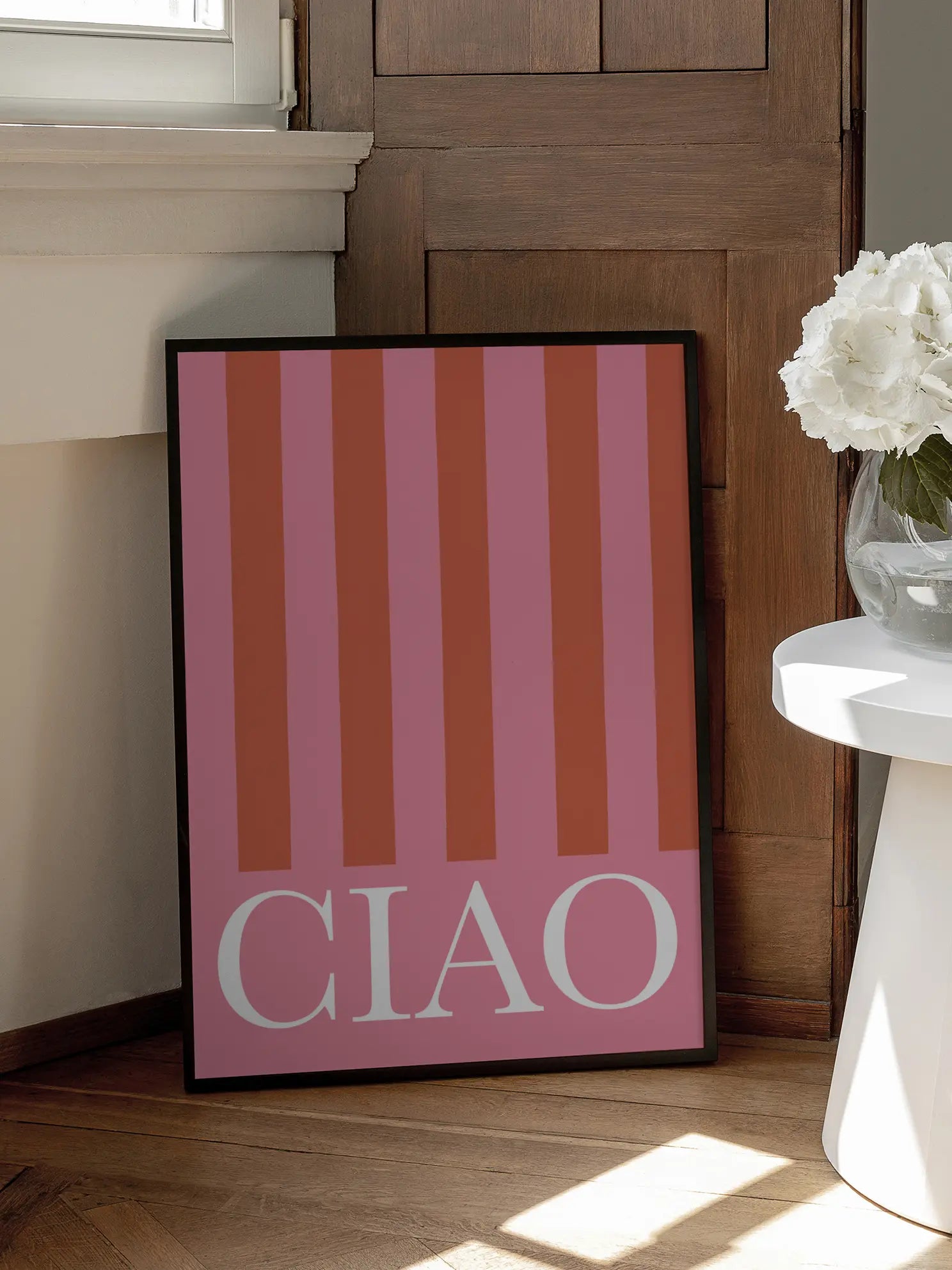 Ciao Stripes Poster