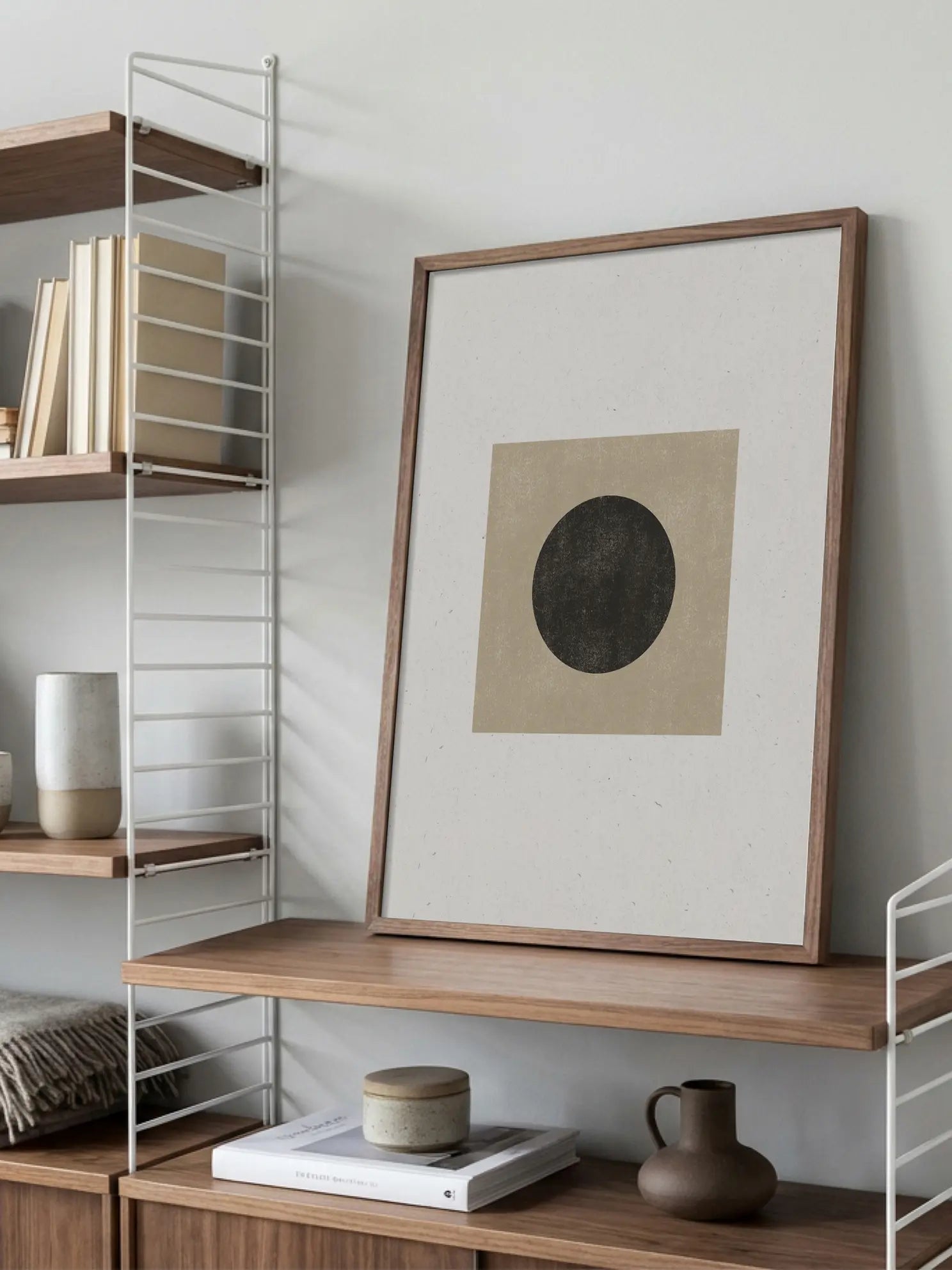 Circle in Square Poster