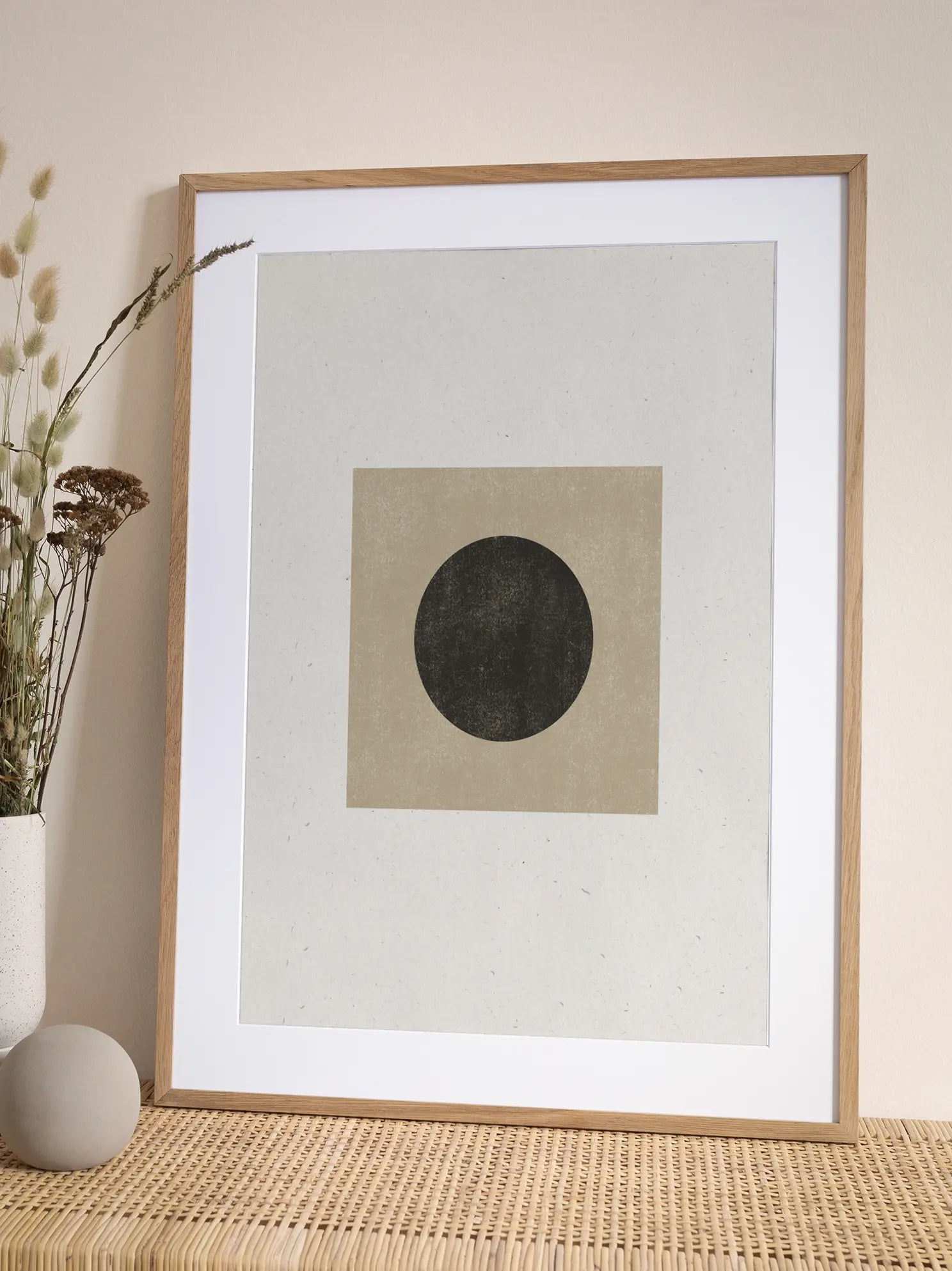 Circle in Square Poster