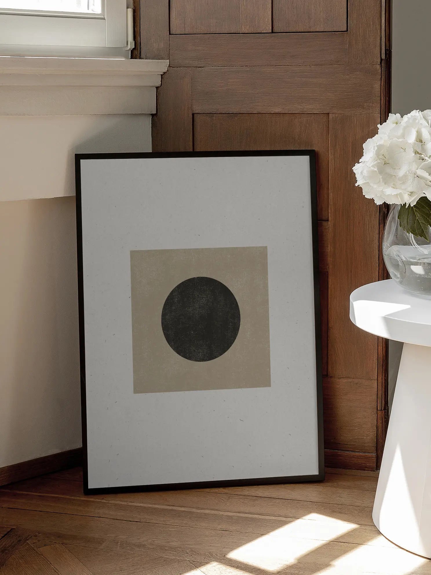 Circle in Square Poster