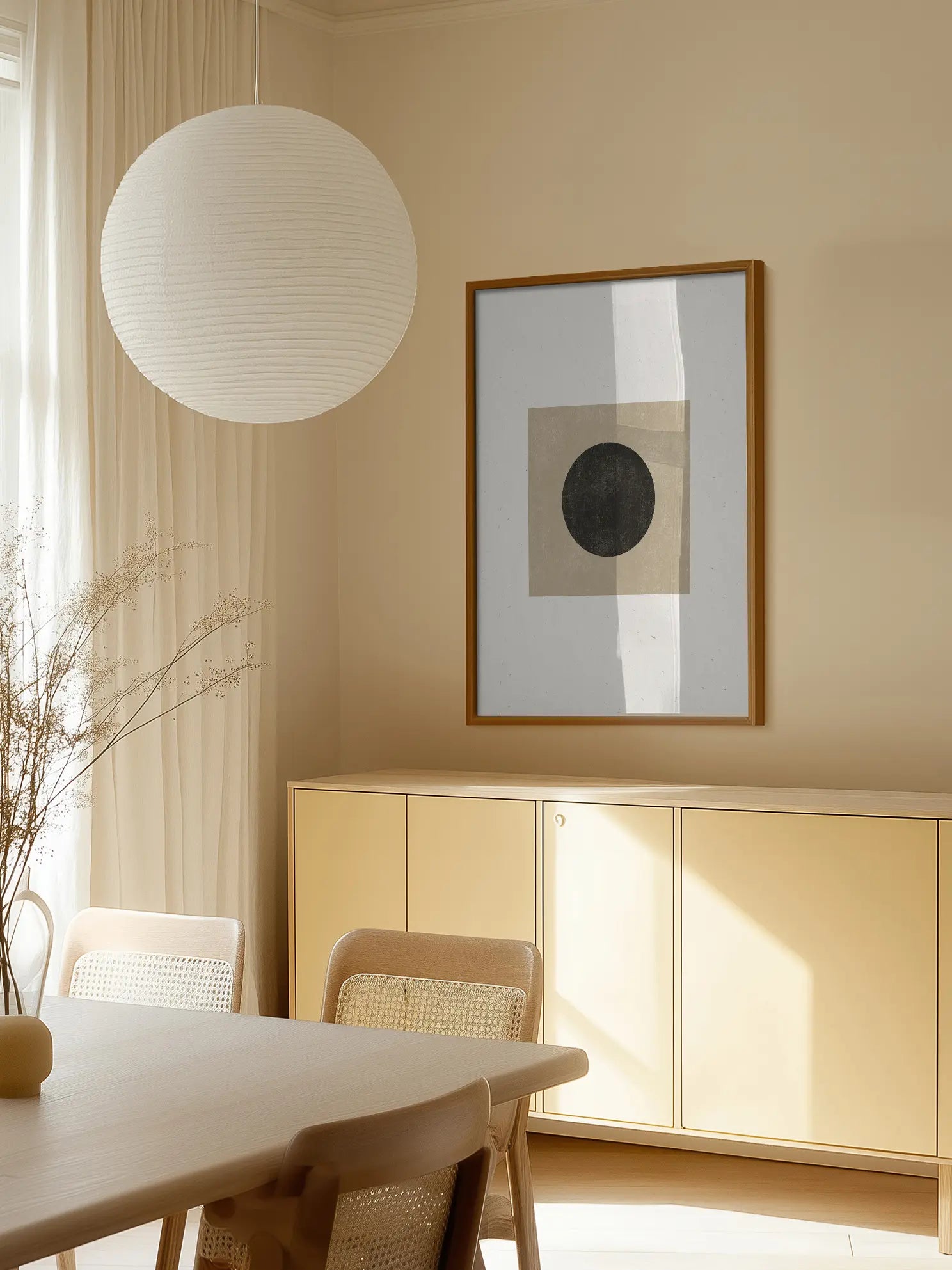 Circle in Square Poster