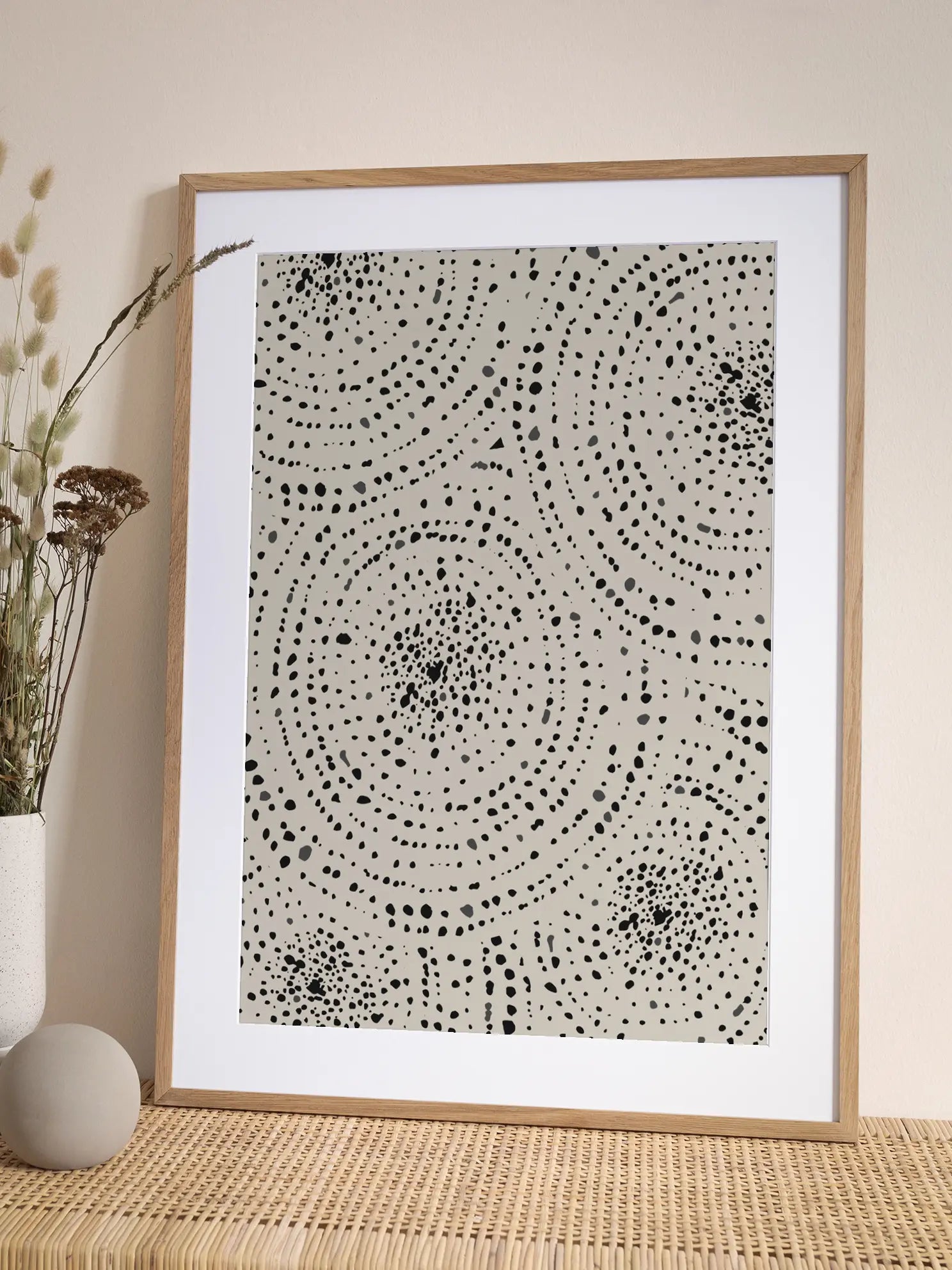 Circular Dots Poster