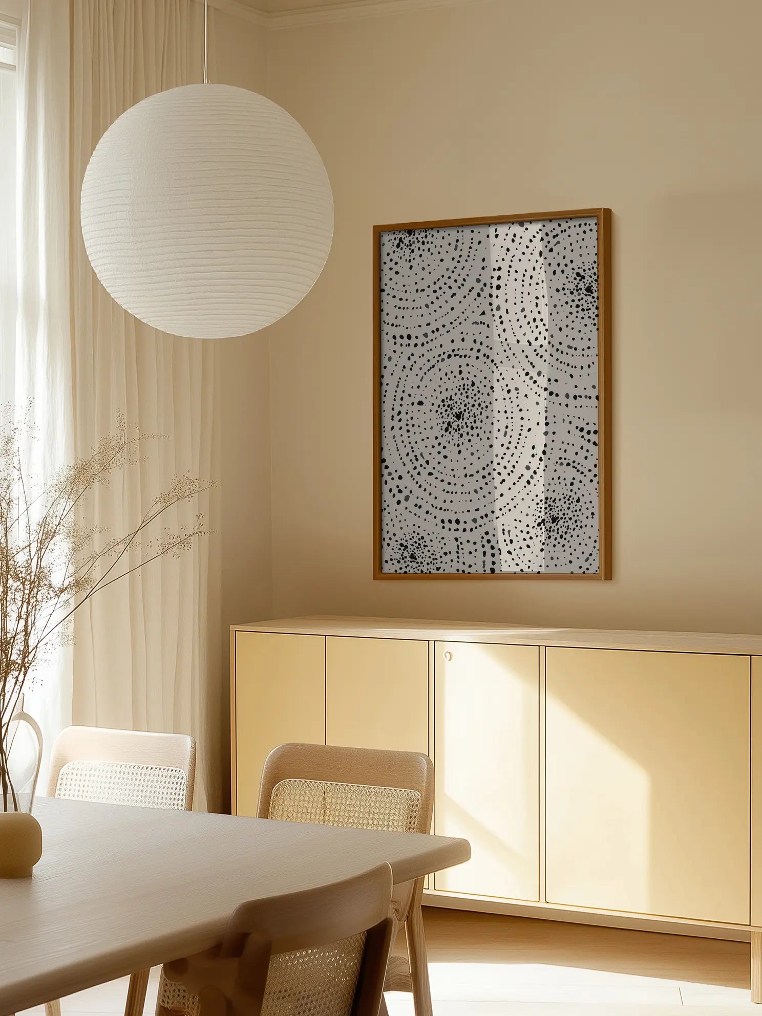 Circular Dots Poster