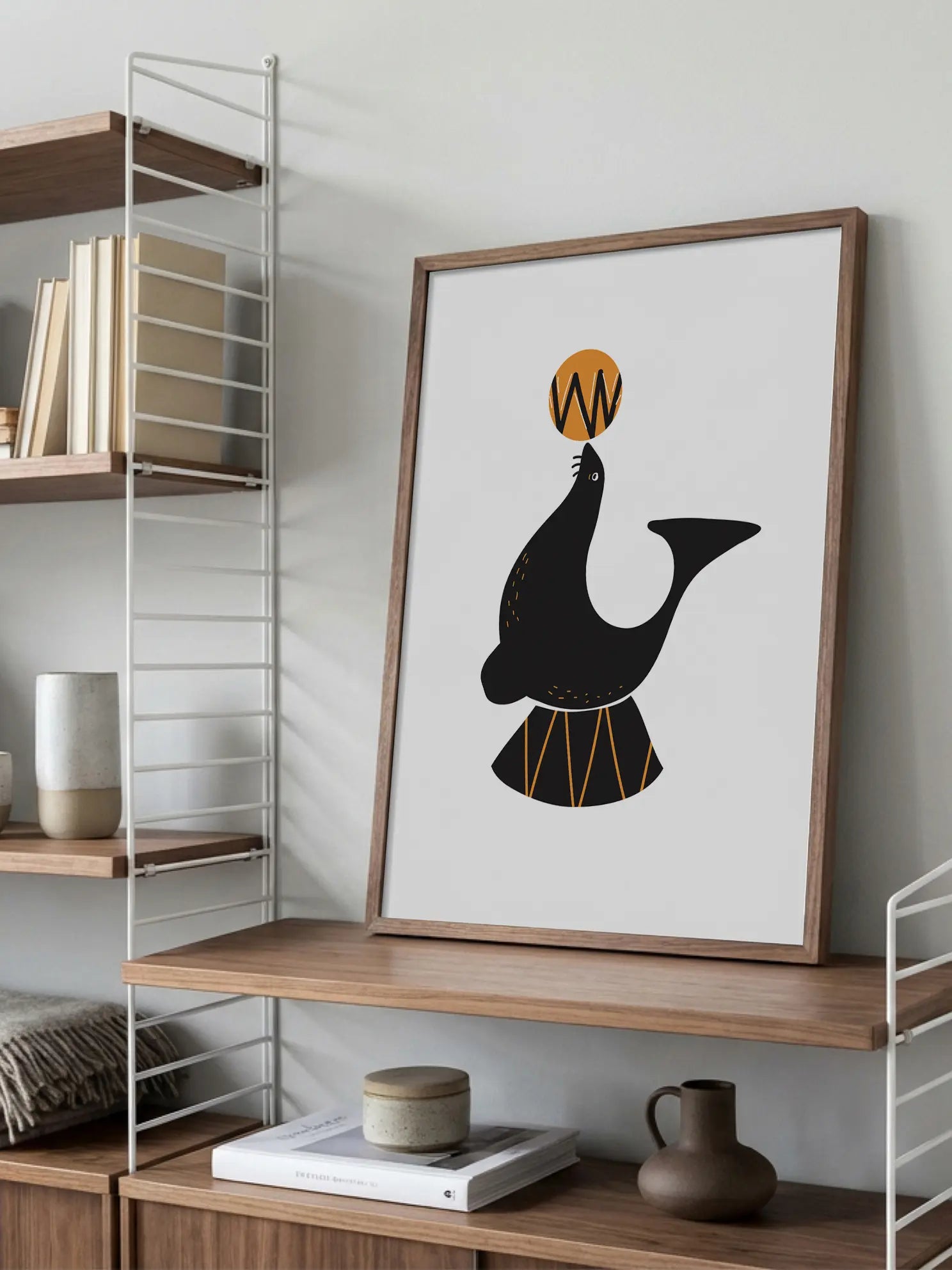 Circus Seal Poster
