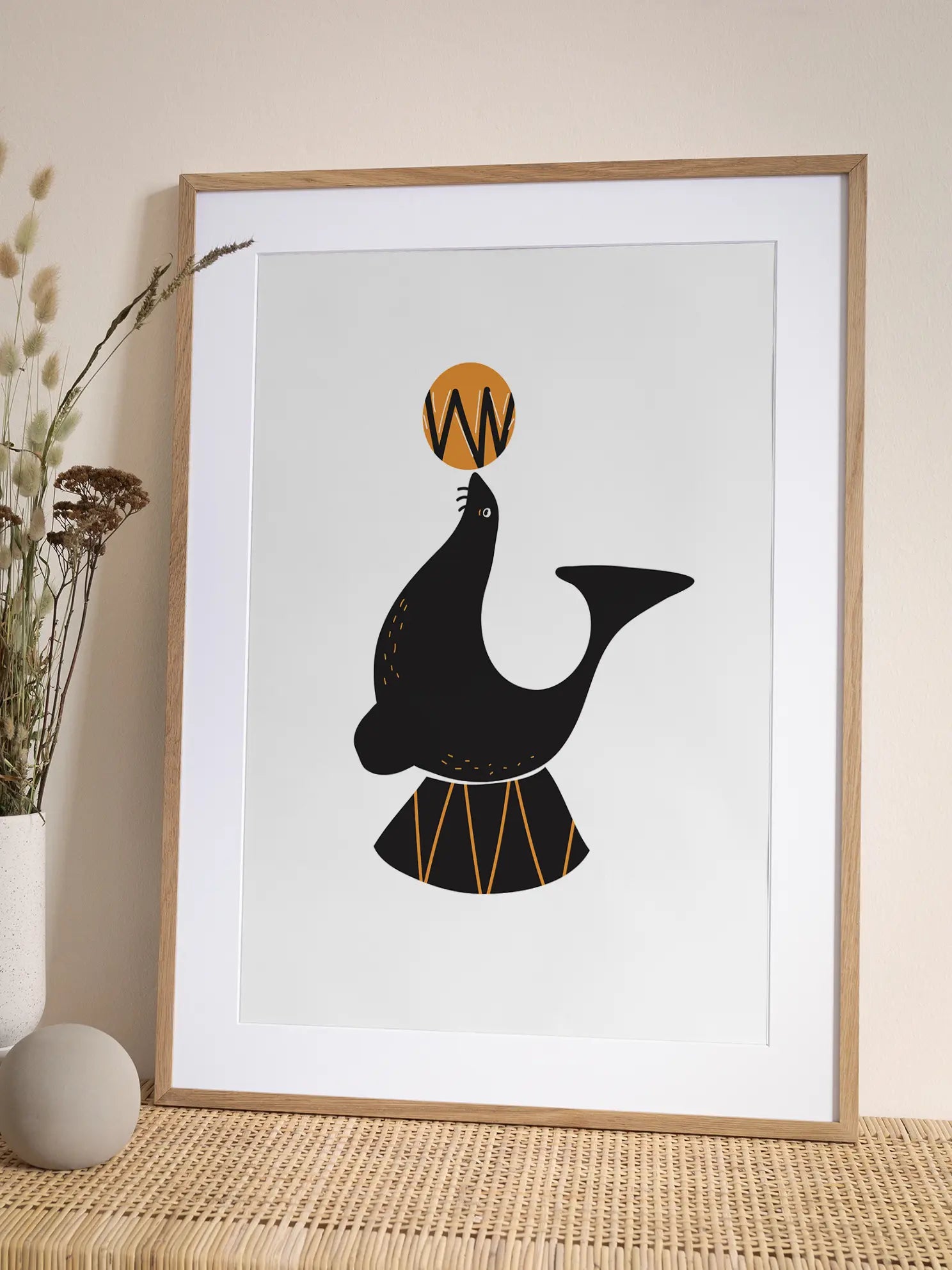 Circus Seal Poster