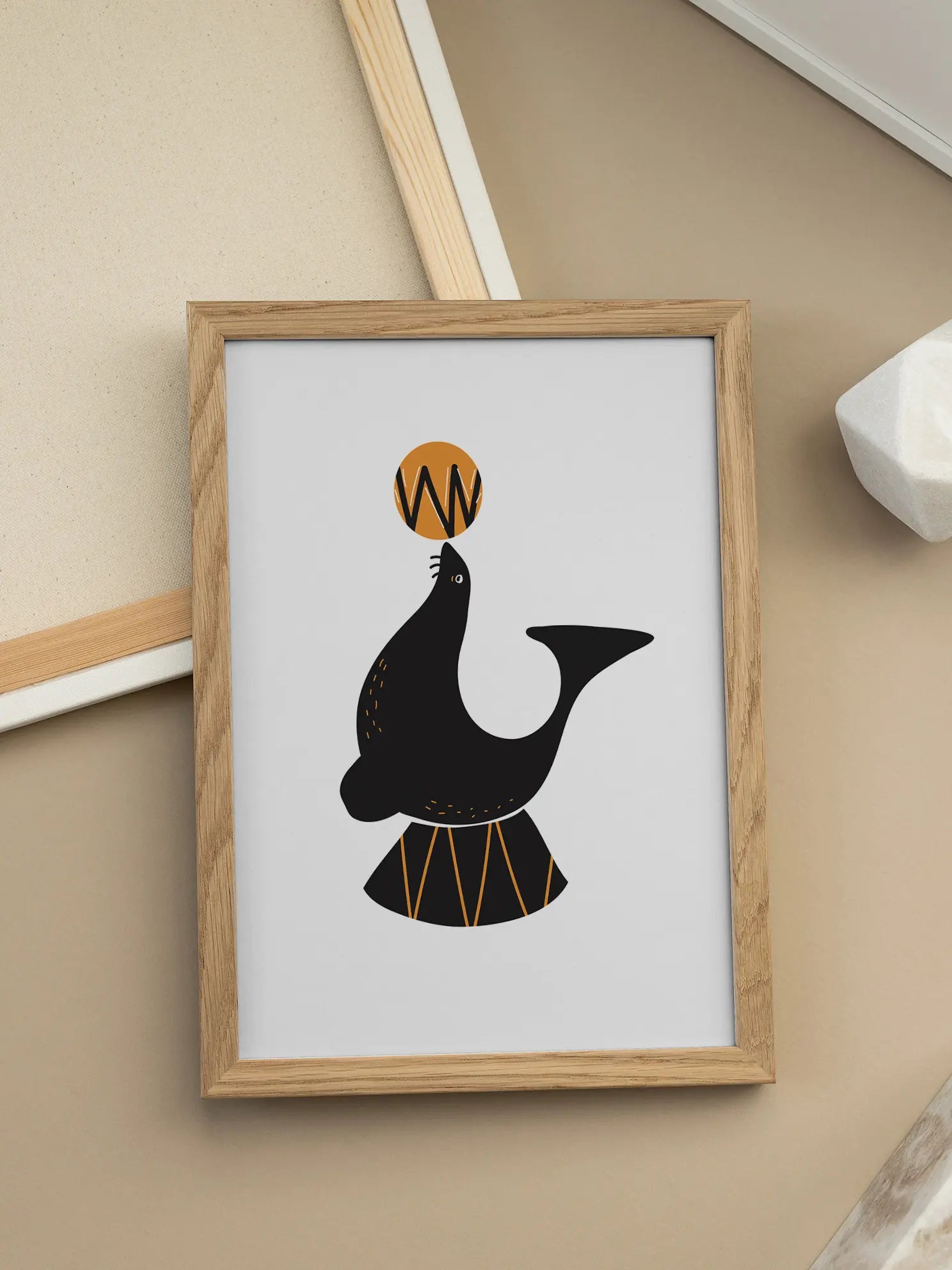 Circus Seal Poster