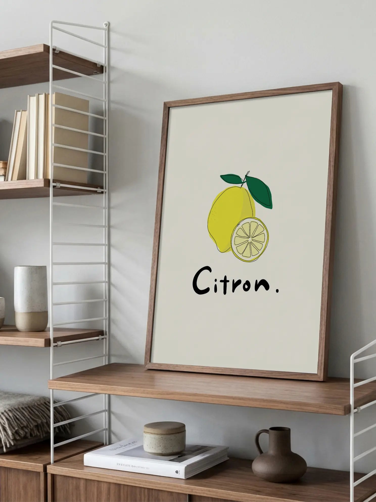 Citron Outline Poster