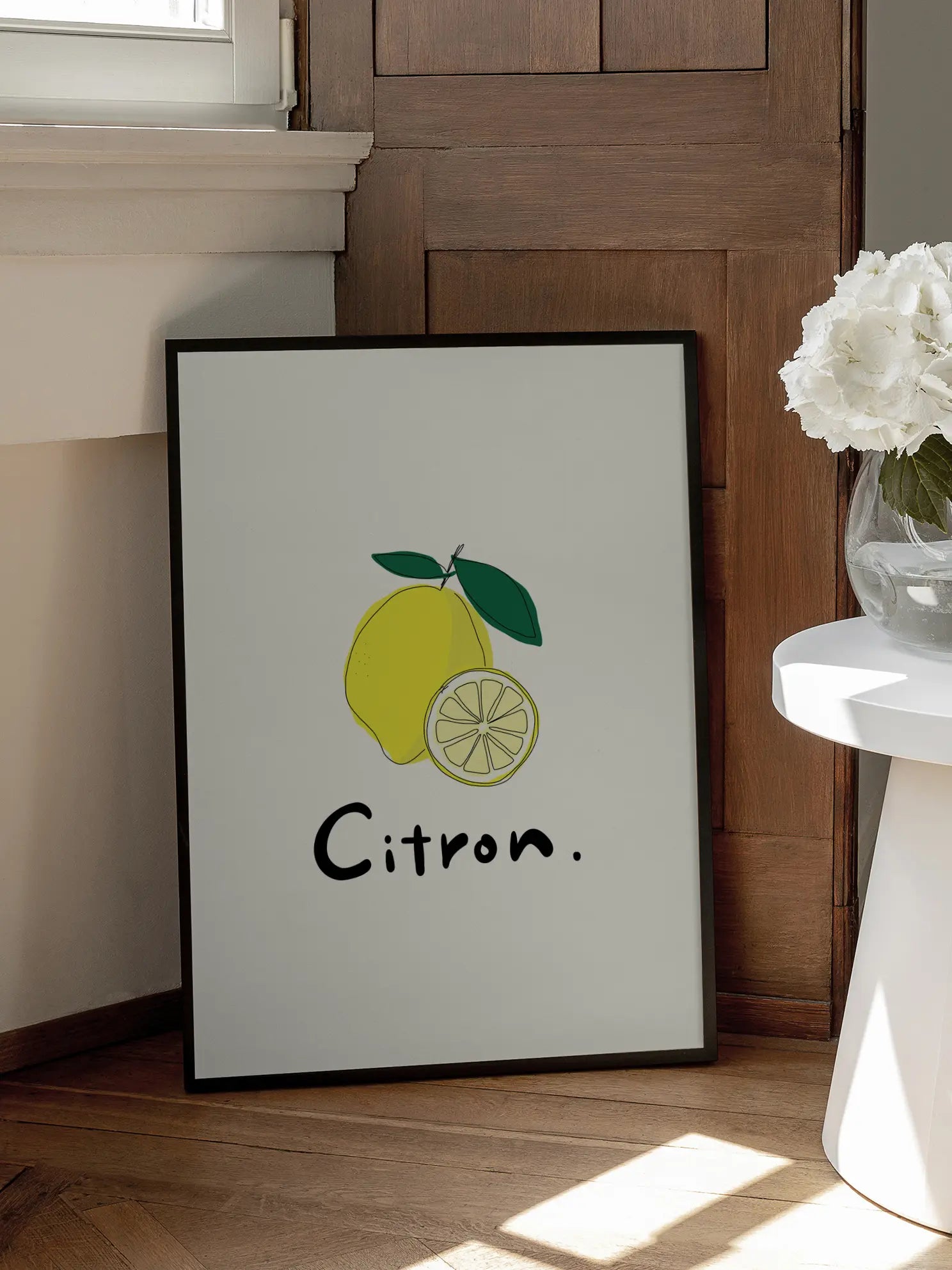 Citron Outline Poster