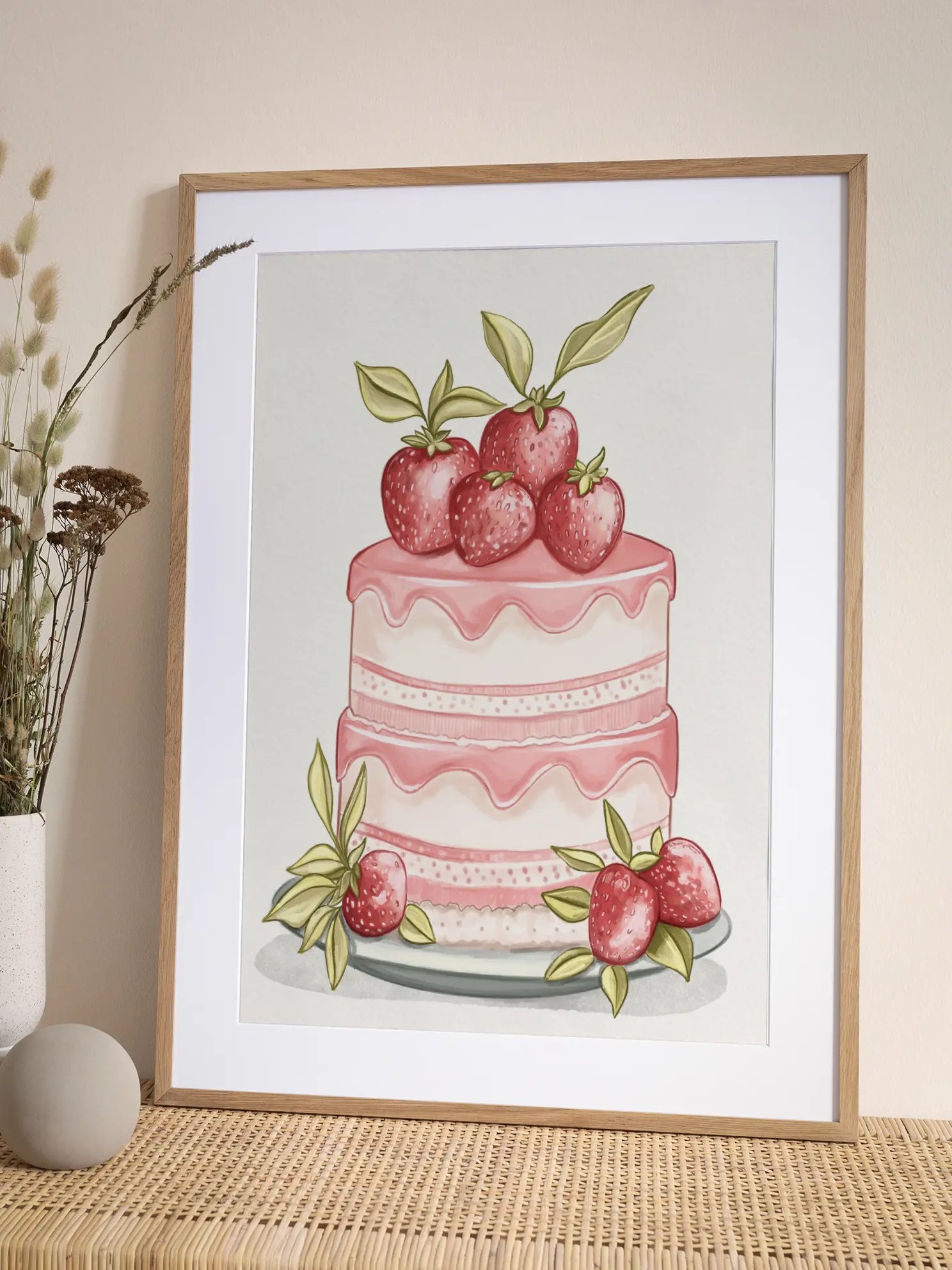Clara´s Strawberry Cake Poster
