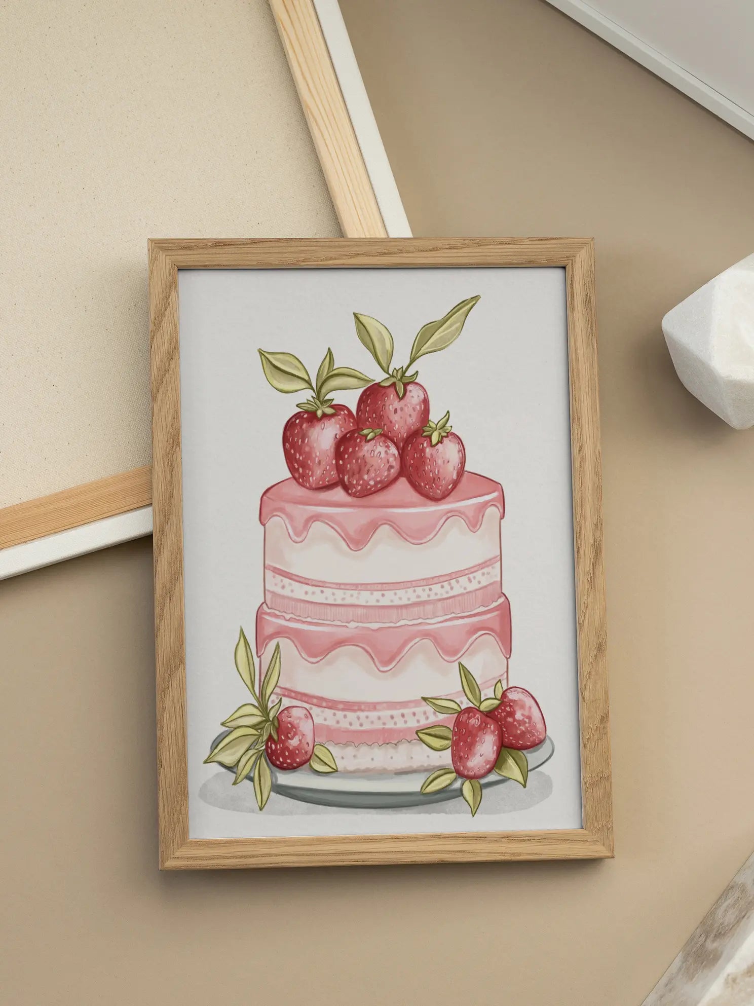 Clara´s Strawberry Cake Poster
