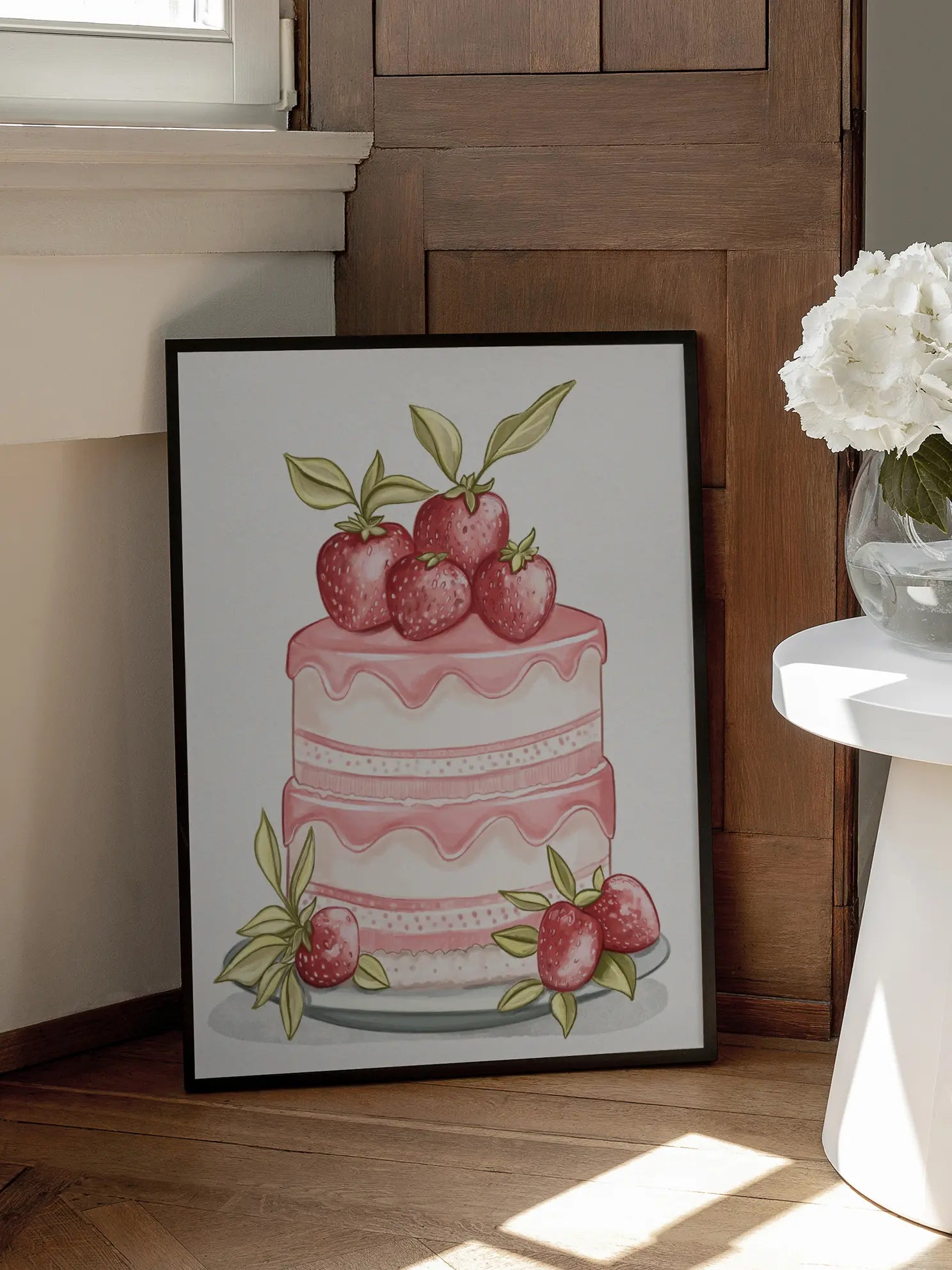 Clara´s Strawberry Cake Poster