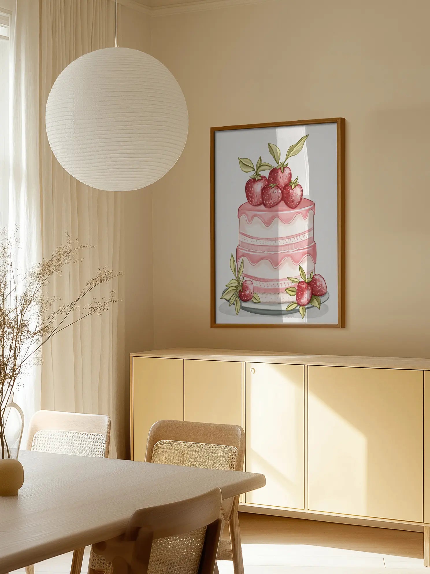 Clara´s Strawberry Cake Poster
