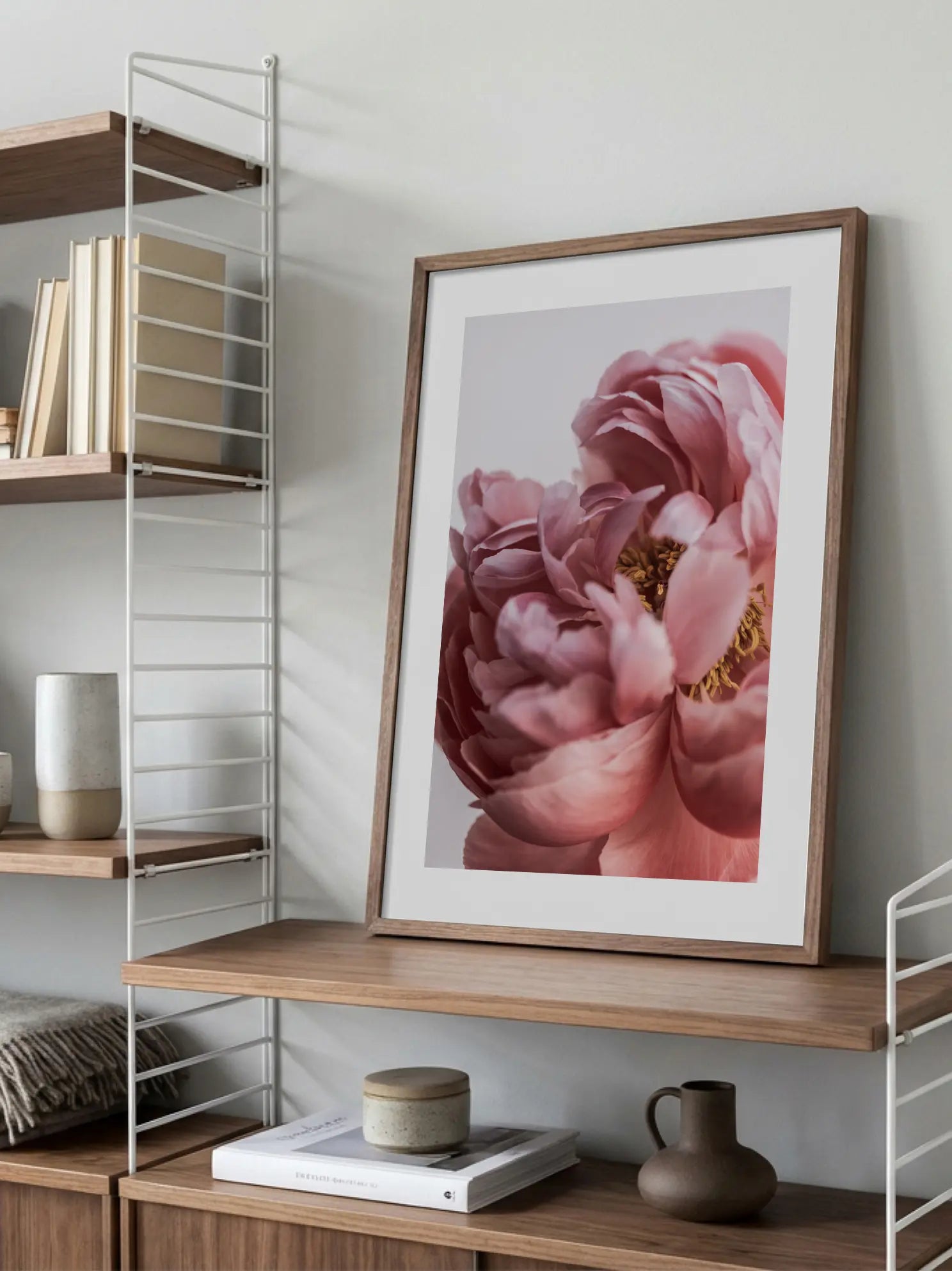 Close Up Peony Poster