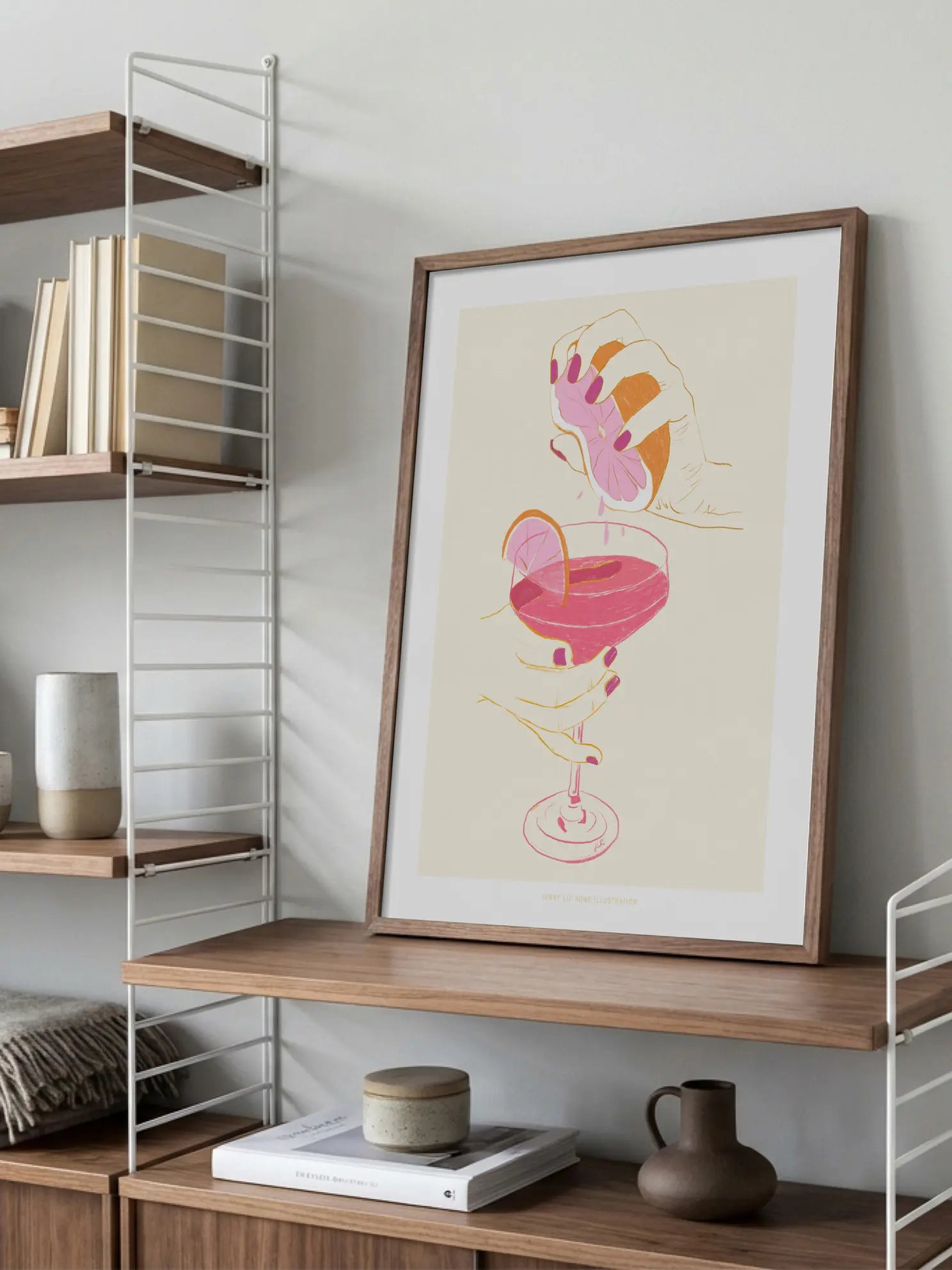 Cocktail Grapefruit Poster