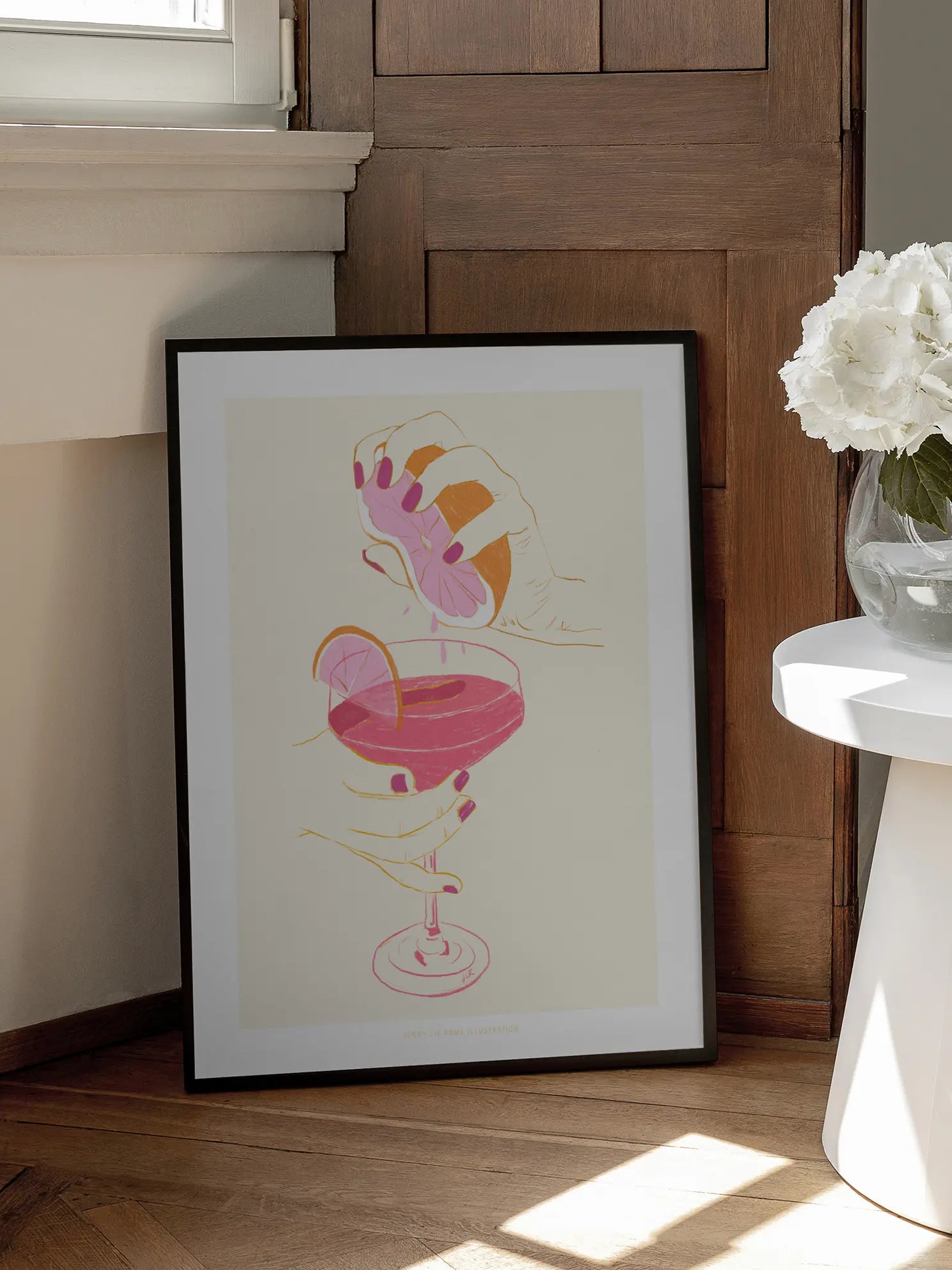 Cocktail Grapefruit Poster