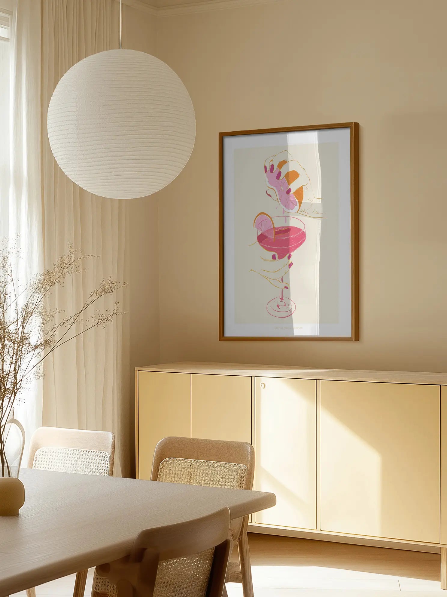 Cocktail Grapefruit Poster