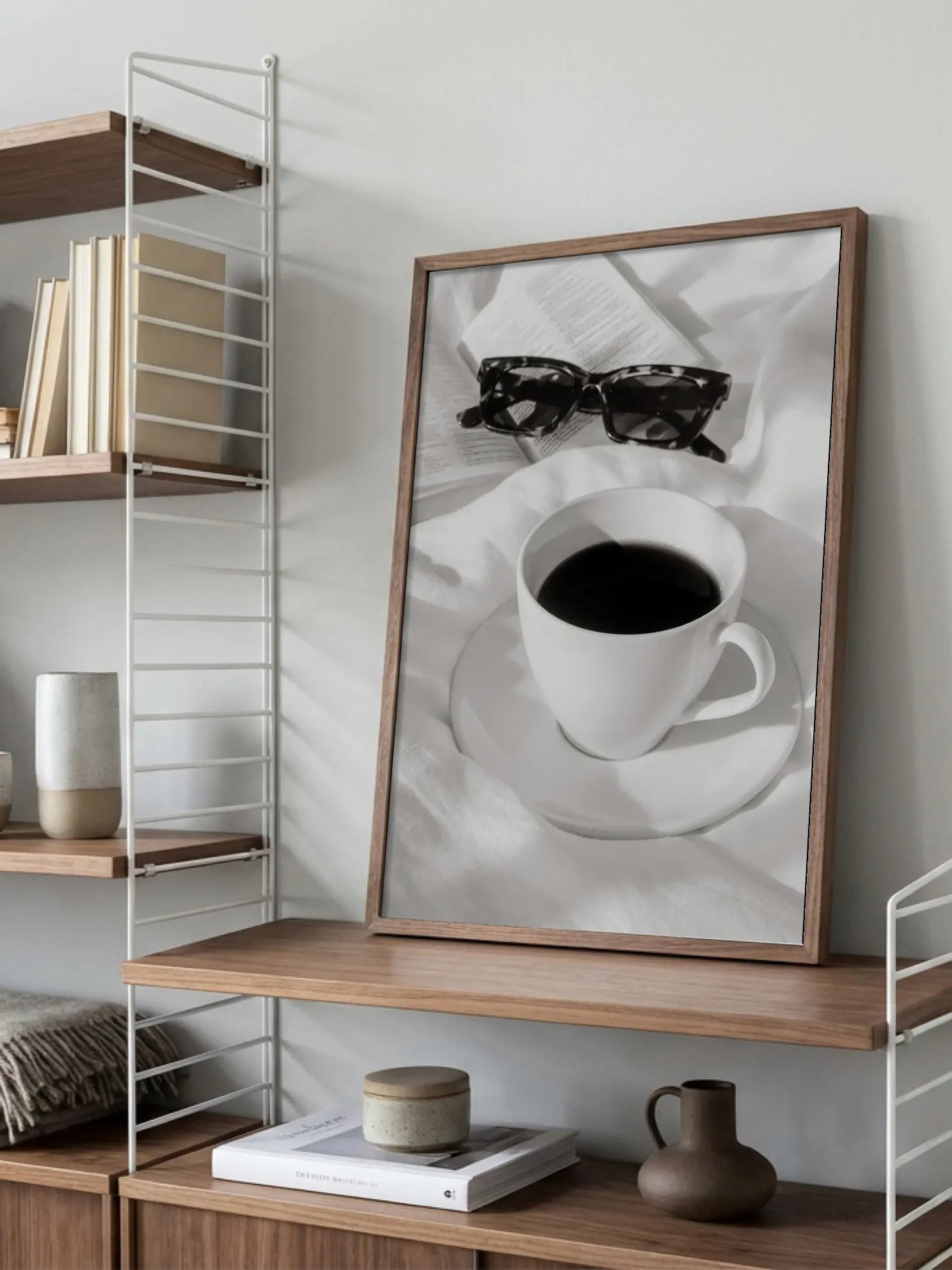 Coffee and Book Poster