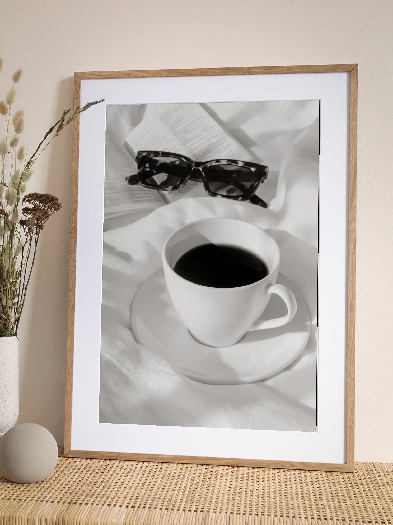 Coffee and Book Poster