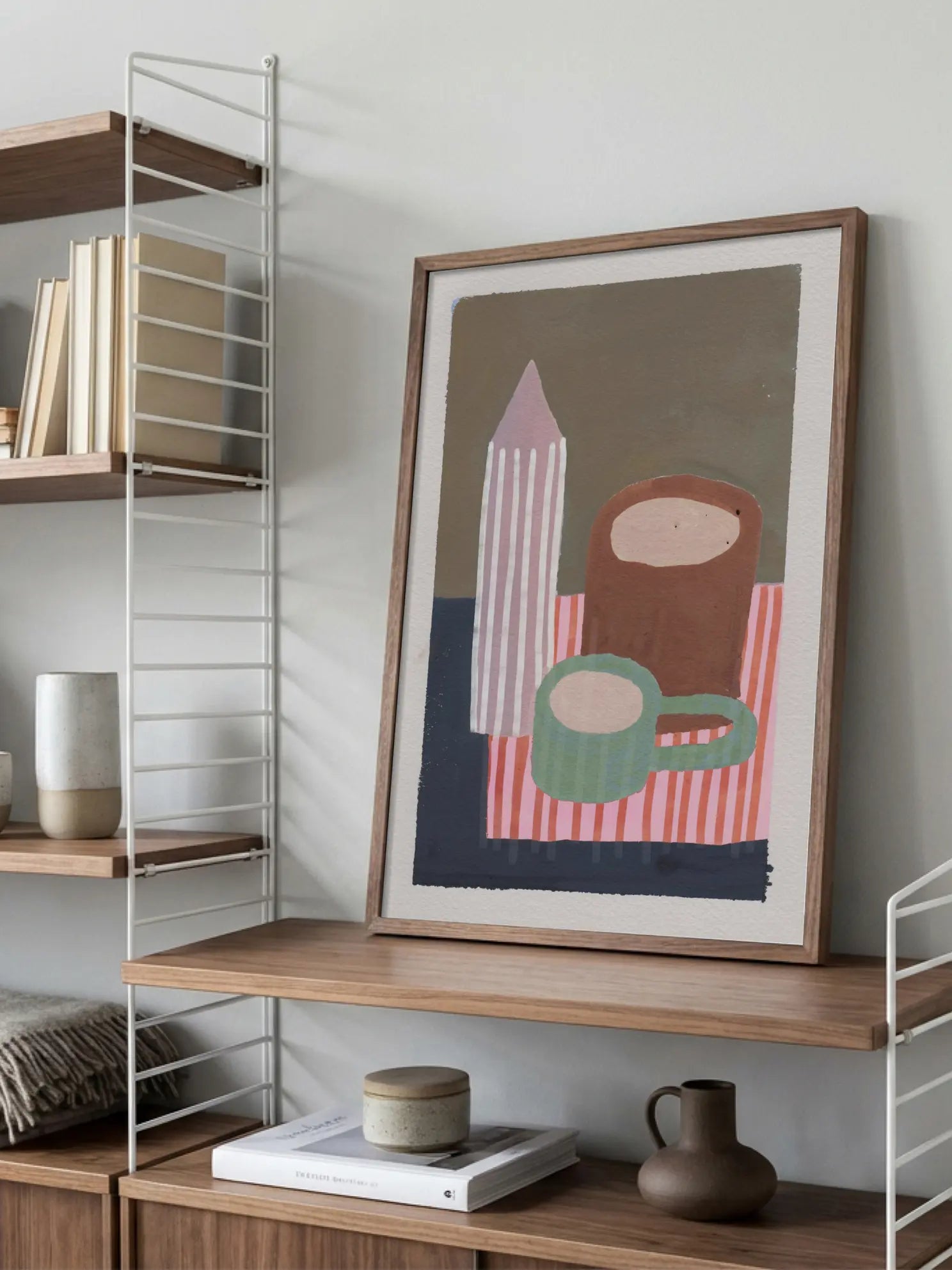 Coffee and Candle Poster