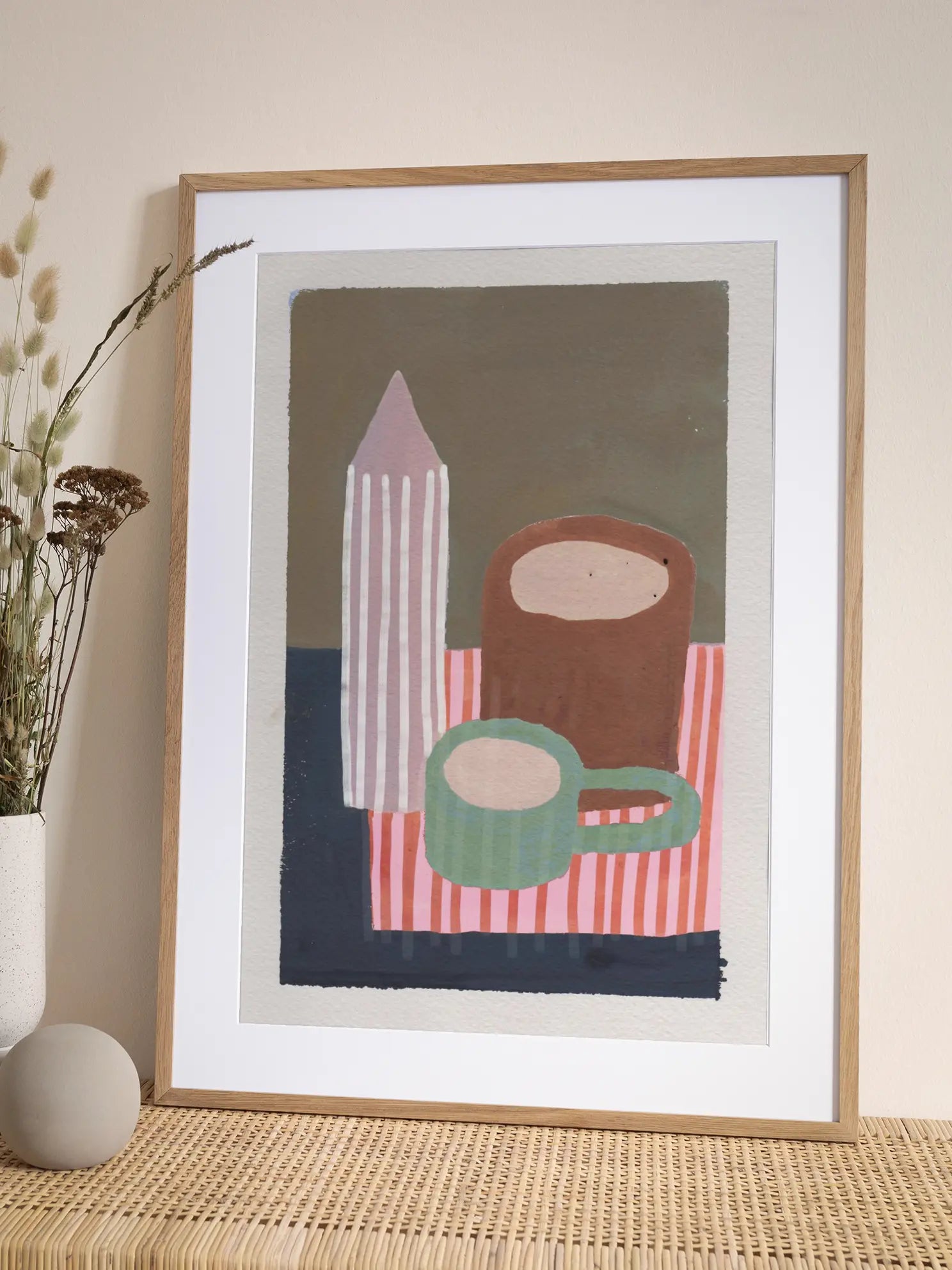 Coffee and Candle Poster