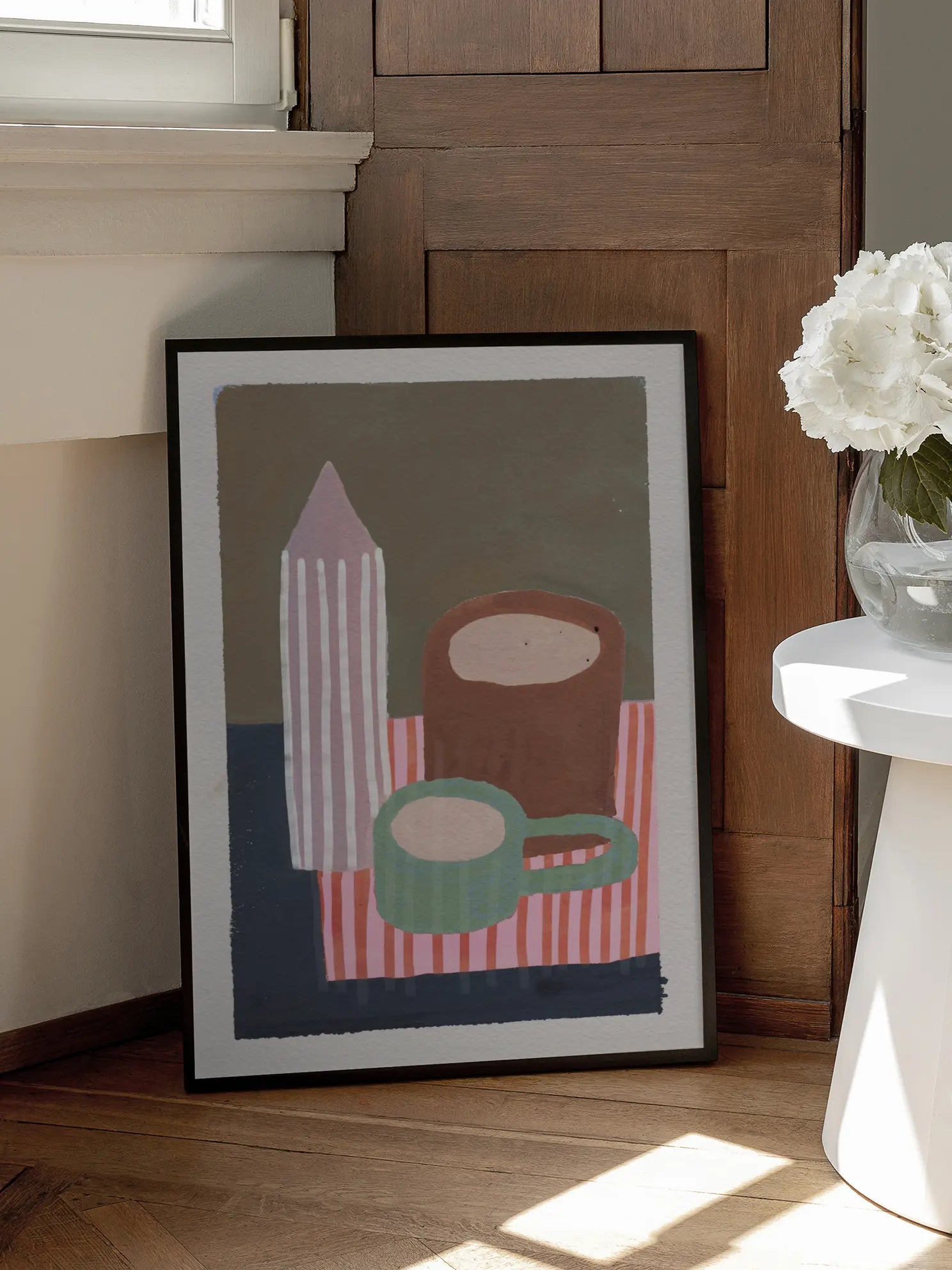 Coffee and Candle Poster