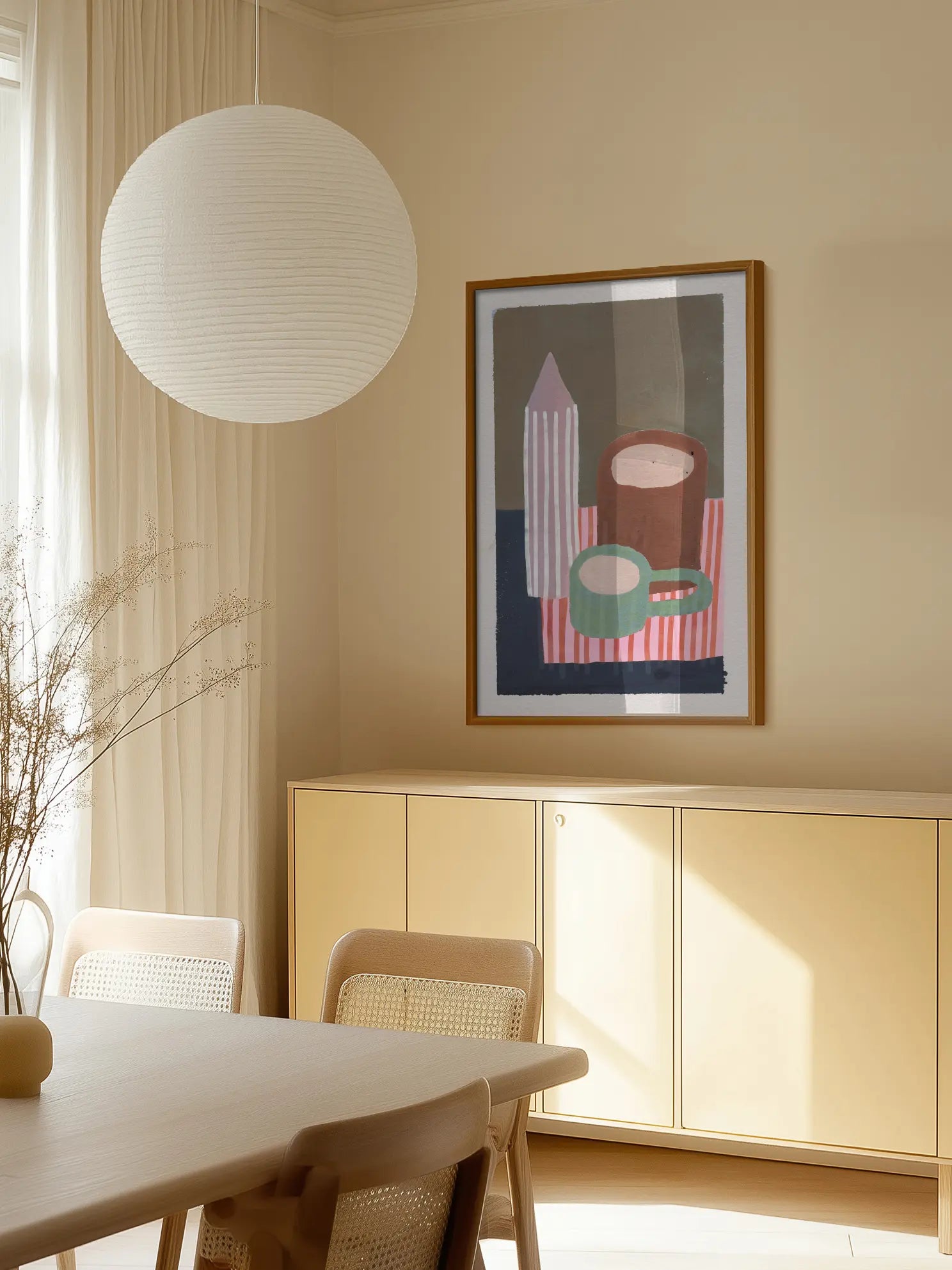 Coffee and Candle Poster